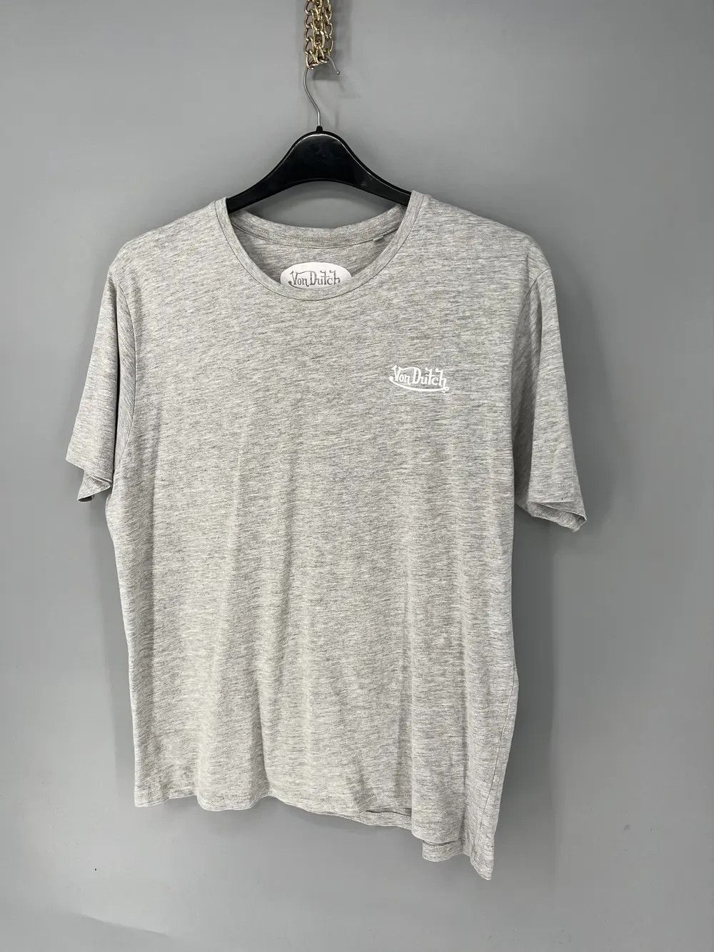 Other Vintage Von Dutch Y2K Mini Logo Grey T-Shirt Size US XL / EU 56 / 4 - 3 Thumbnail