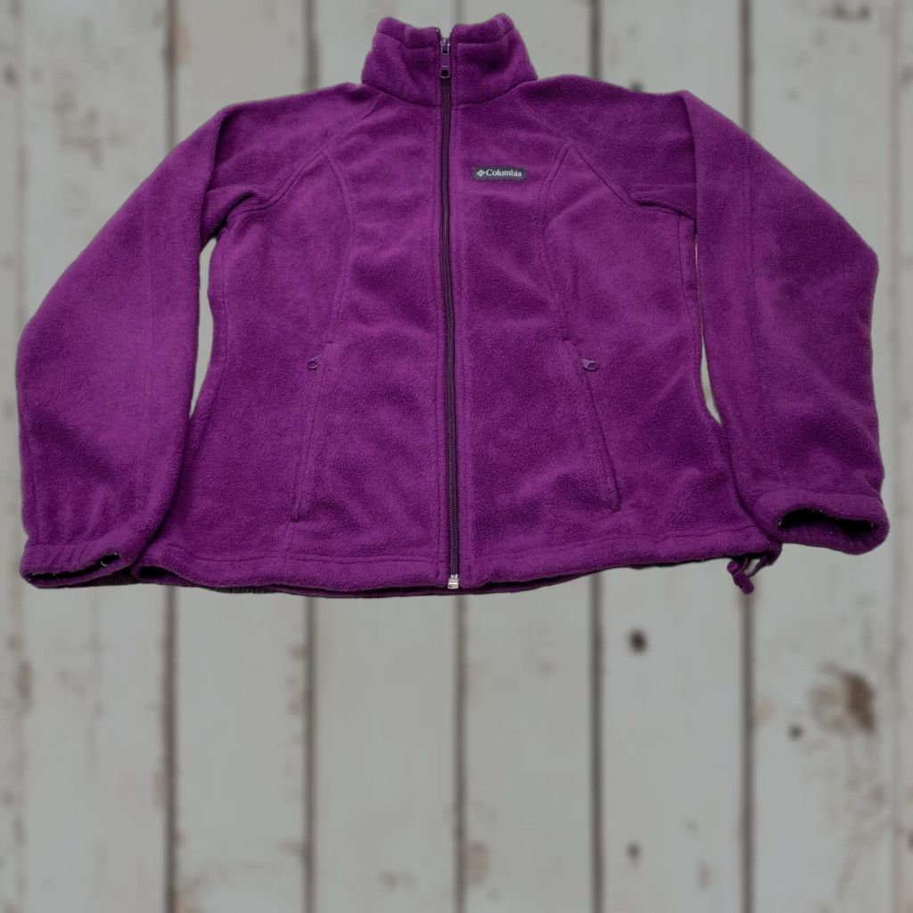 Vintage VINTAGE: No — discard. Columbia Jacket Womens XSmall Plum Fleece Full Zip Up Sweater Sweatshirt 7536 Size XS / US 0-2 / IT 36-38 - 1 Thumbnail