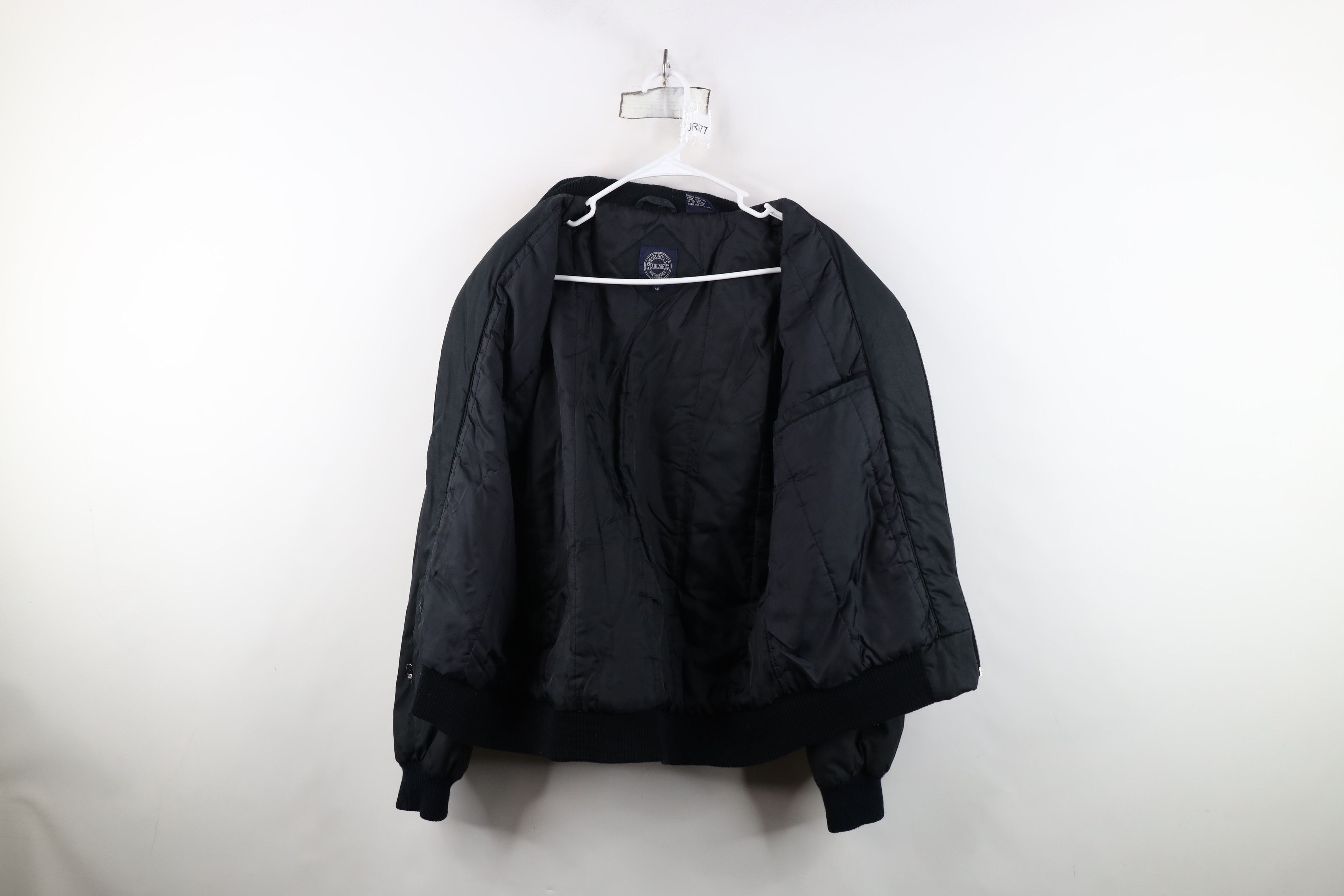 Vintage Vintage 90s Streetwear Cafe Racer Bomber Jacket Black Size US M / EU 48-50 / 2 - 9 Thumbnail