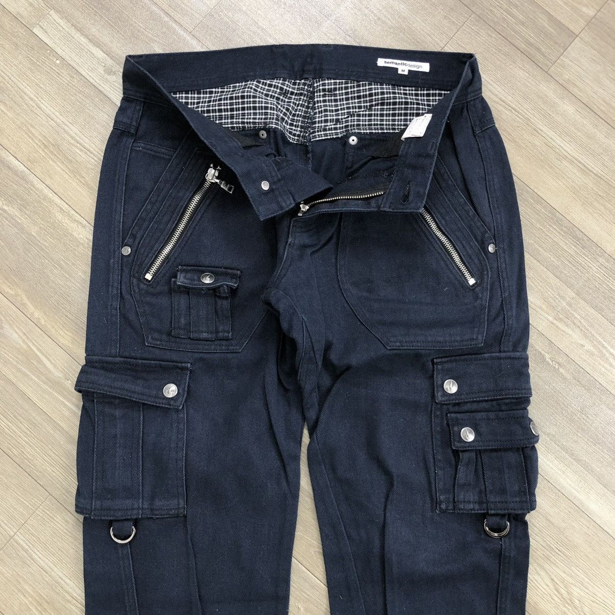 If Six Was Nine × Le Grande Bleu (L.G.B.) × semanticdesign 2000s Semantic Design Bondage Multipocket Cargo Pants LGB Size US 32 / EU 48 - 4 Thumbnail