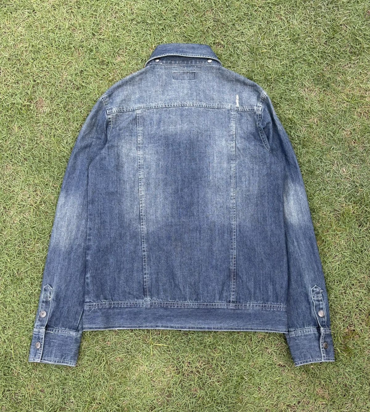 If Six Was Nine 🔥IN THE ATTIC DISTRESSED DENIM JACKET Size US M / EU 48-50 / 2 - 6 Thumbnail