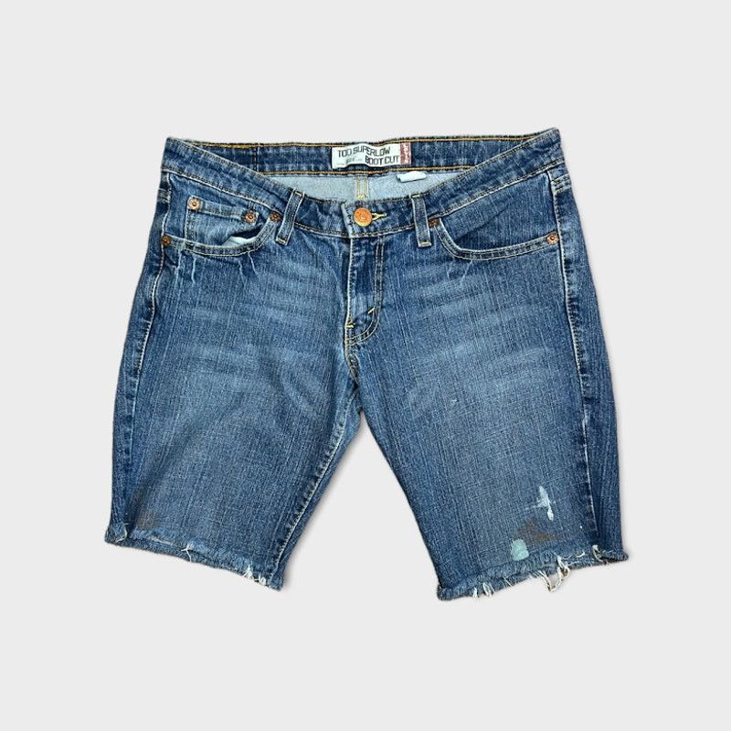 Levi's Levi's 524 | Too Superlow Cutoff Bermuda Shorts | Size 30 Size 30" / US 8 / IT 44 - 1 Thumbnail