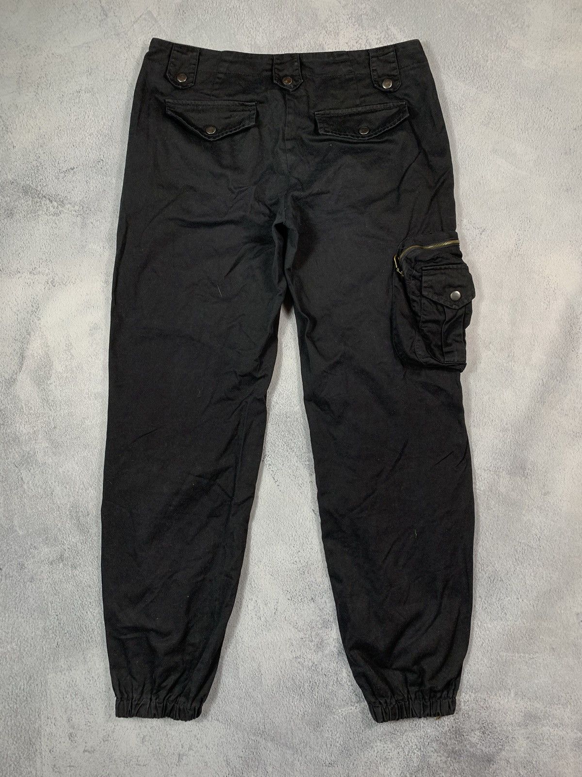 Japanese Brand Vintage Y2K Avant Garde style cargo zip pants bondage opium Size 30" / US 8 / IT 44 - 8 Thumbnail