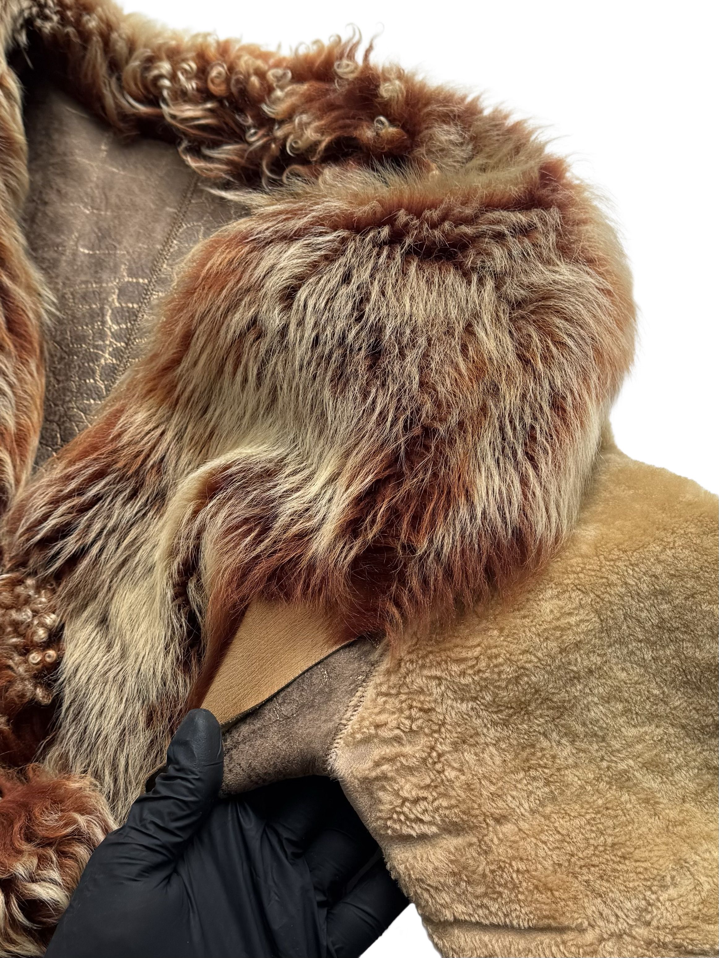 Vintage Vintage Real Sheepskin Coat Size L / US 10 / IT 46 - 13 Thumbnail