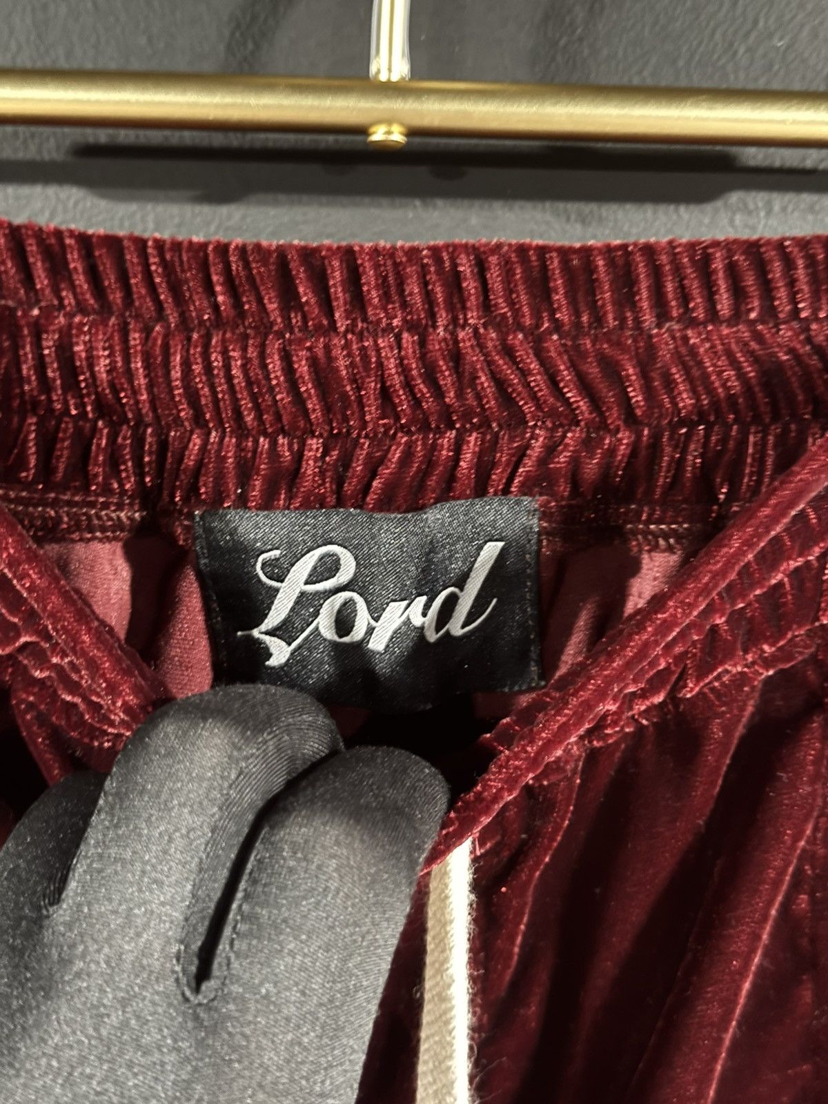 Other Lord Studios Velvet Jogger Track Sweatpants 34x32 Size US 34 / EU 50 - 5 Thumbnail