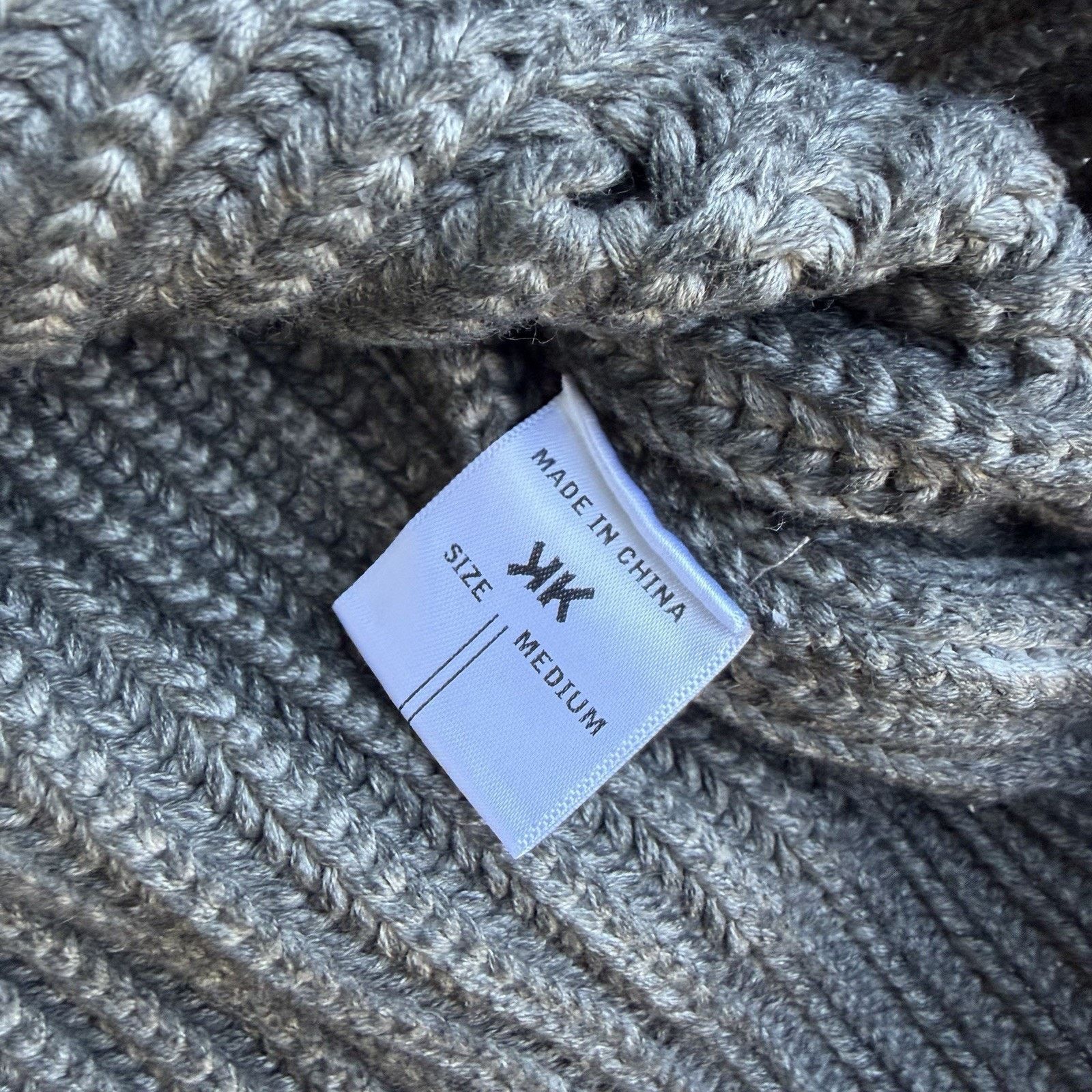 Acne Studios × K-Two Studios K-Two Studios Dyed Distressed Fisherman Cable Knit Sweater Size US M / EU 48-50 / 2 - 4 Thumbnail