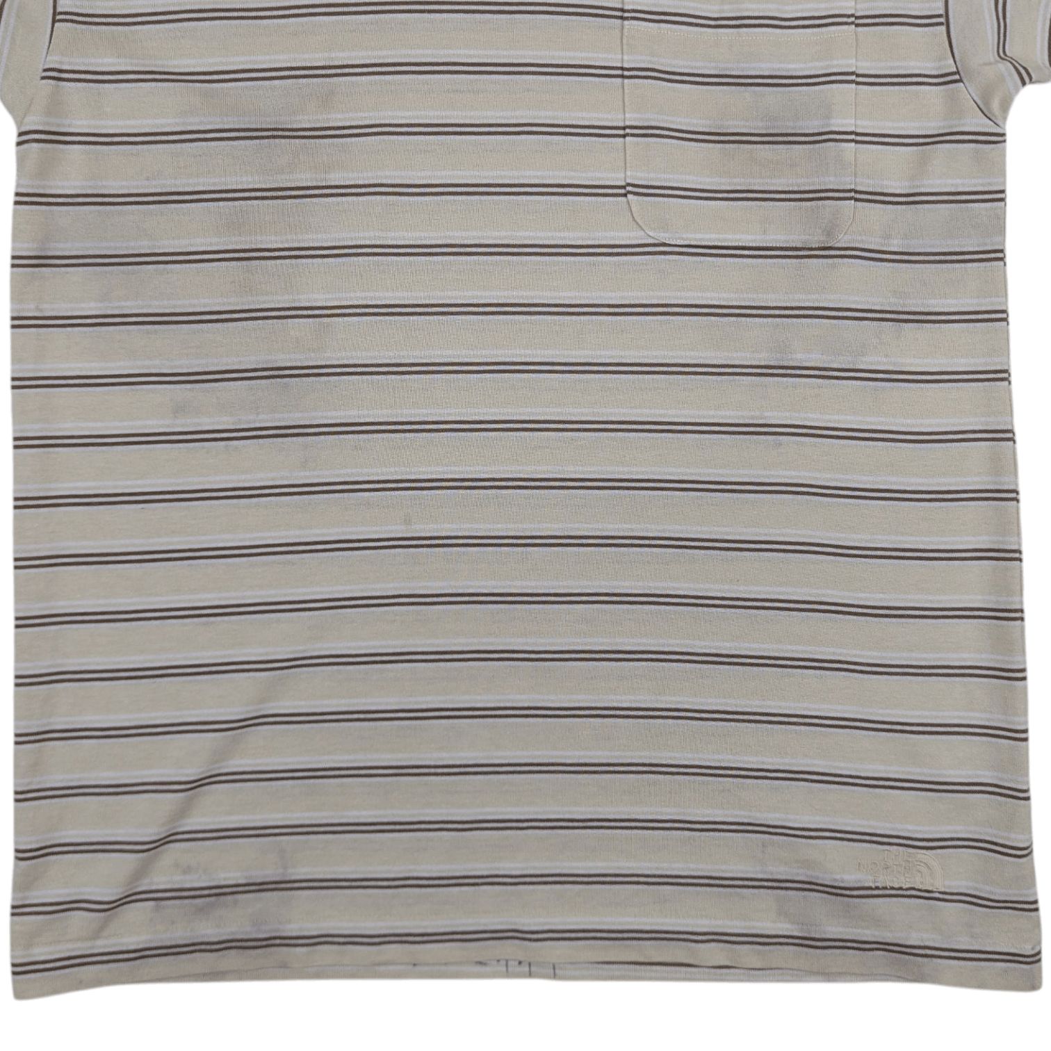 The North Face Vintage 90's THE NORTH FACE Striped T-Shirt Single Stitches Size US S / EU 44-46 / 1 - 5 Thumbnail