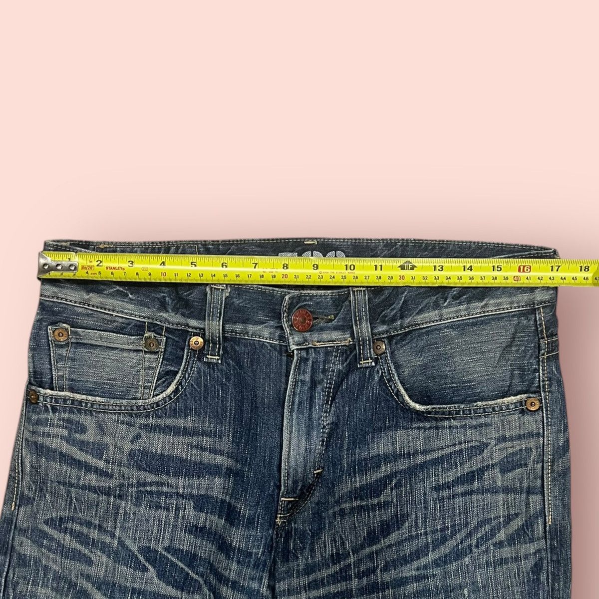 14th Addiction × Edwin × Le Grande Bleu (L.G.B.) VINTAGE FLARED JEANS EDWIN 503 JAPAN (W32'-33') Size US 33 - 22 Thumbnail