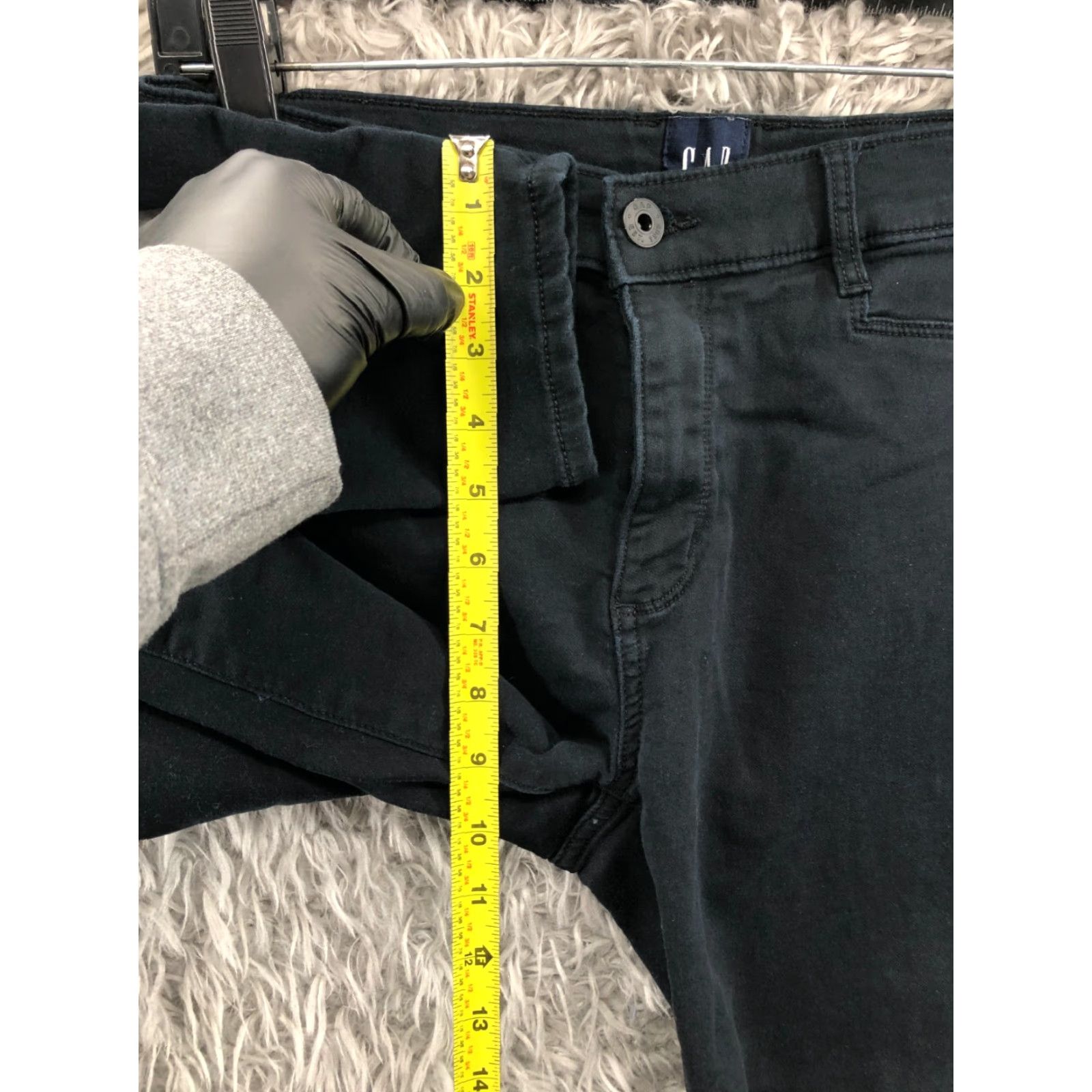 Gap Gap Pants Womens Size 10 Skinny Ankle Black Stretch Size 32" / US 10 / IT 46 - 4 Thumbnail