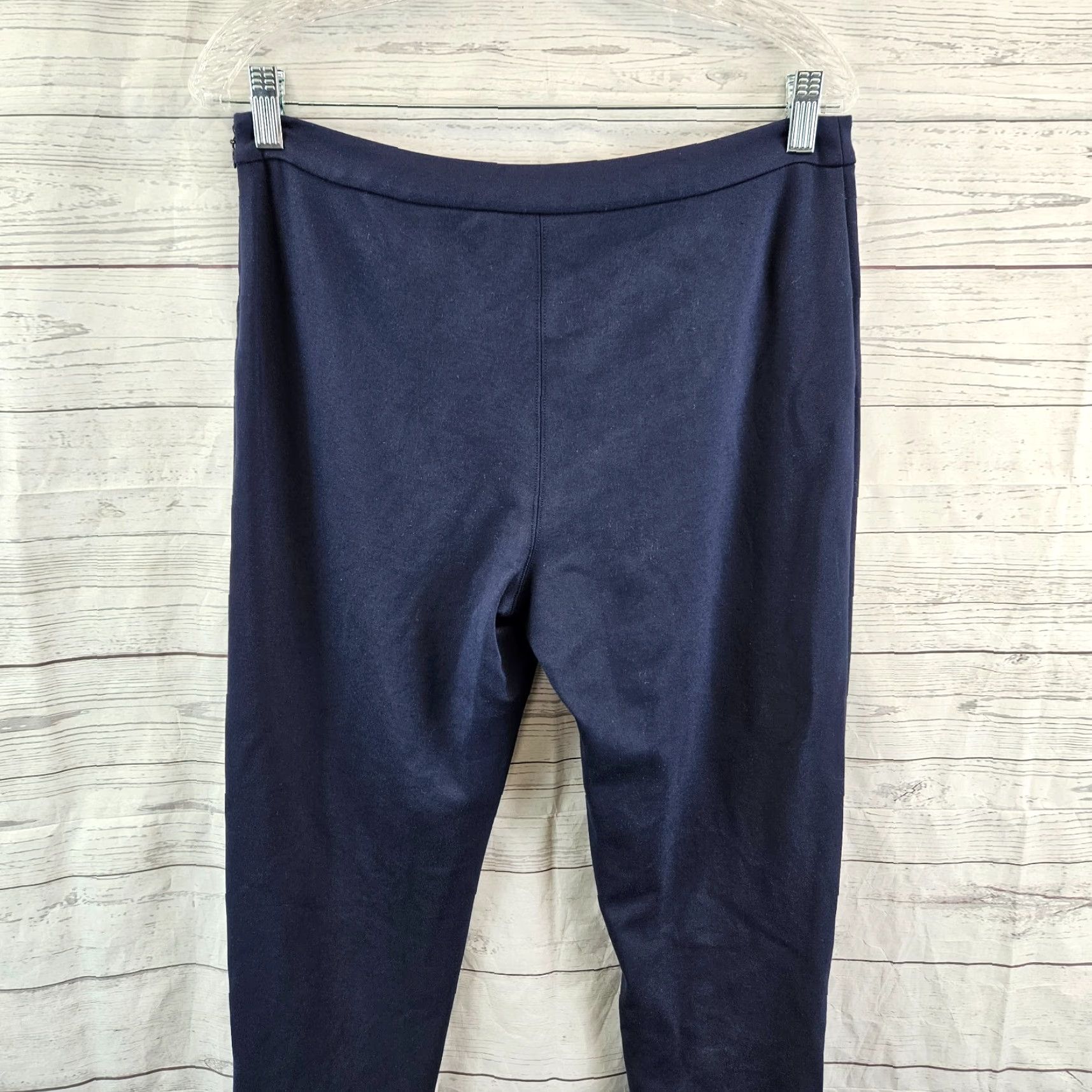 Pendleton Pendleton Womens Ponte Knit Pants Sz 10 Blue Mid Rise Side Zip Rayon Blend Shirt? Size 32" / US 10 / IT 46 - 4 Thumbnail