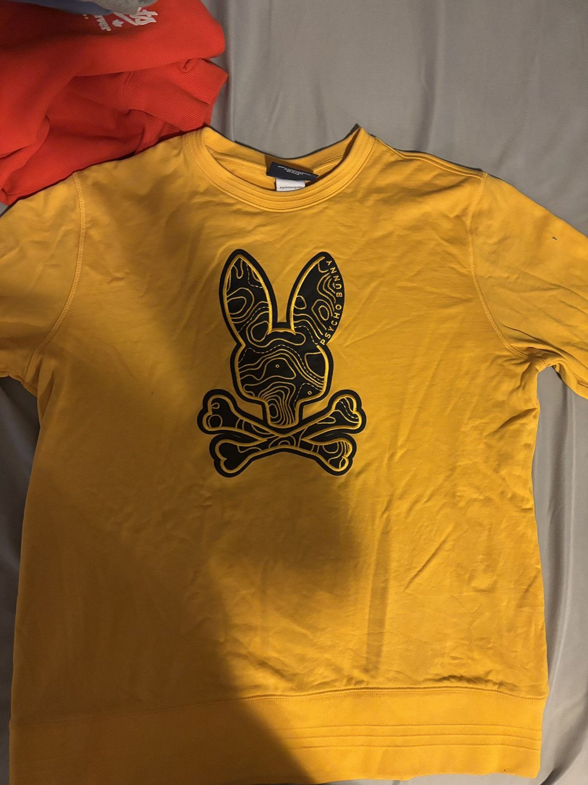 Psycho Bunny Psycho Bunny Yellow Long Sleeve Size XL Size US XL / EU 56 / 4 - 1 Thumbnail