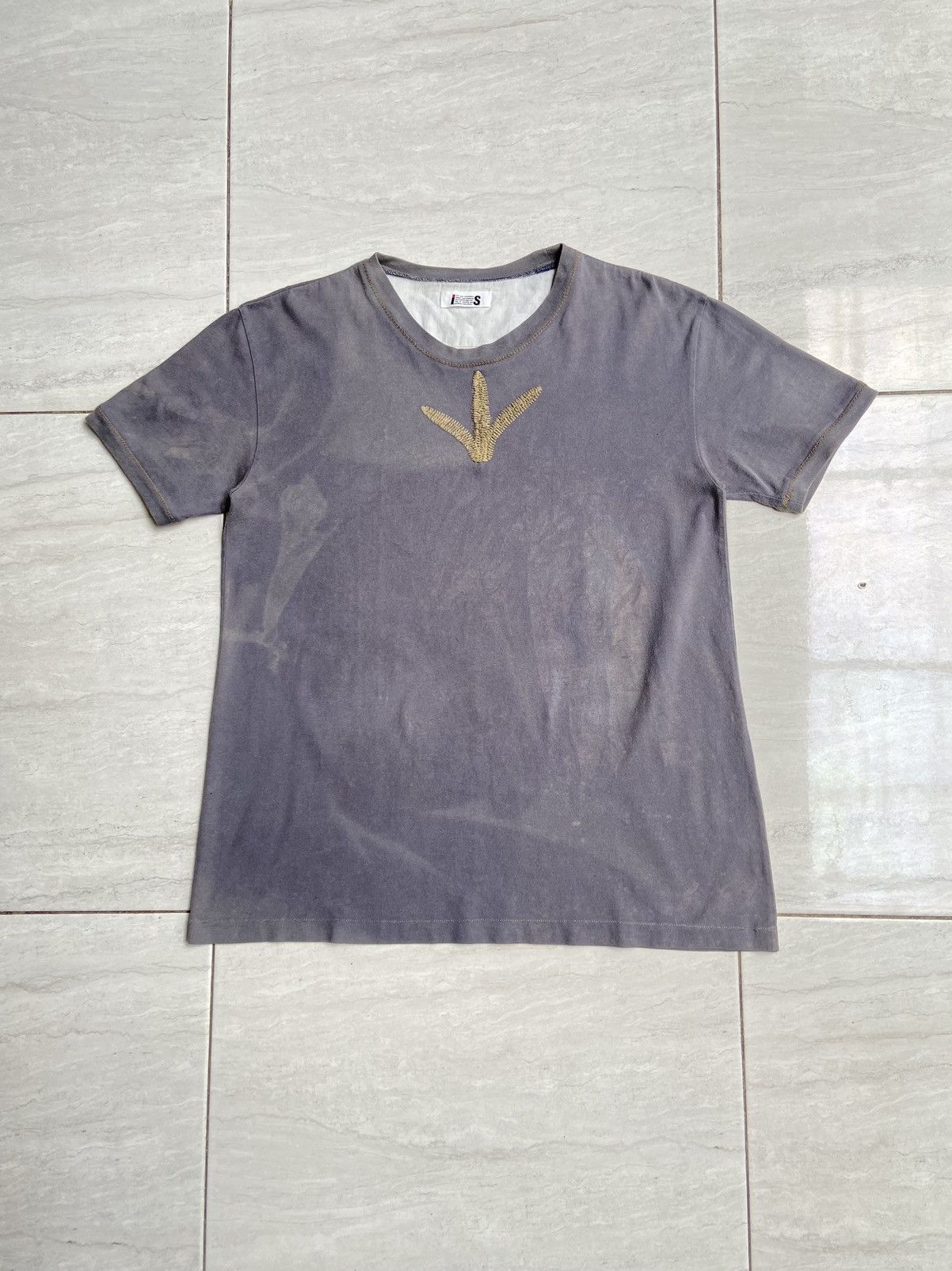 Issey Miyake IS ISSEY MIYAKE Grey T-shirt Size US S / EU 44-46 / 1 - 1 Thumbnail
