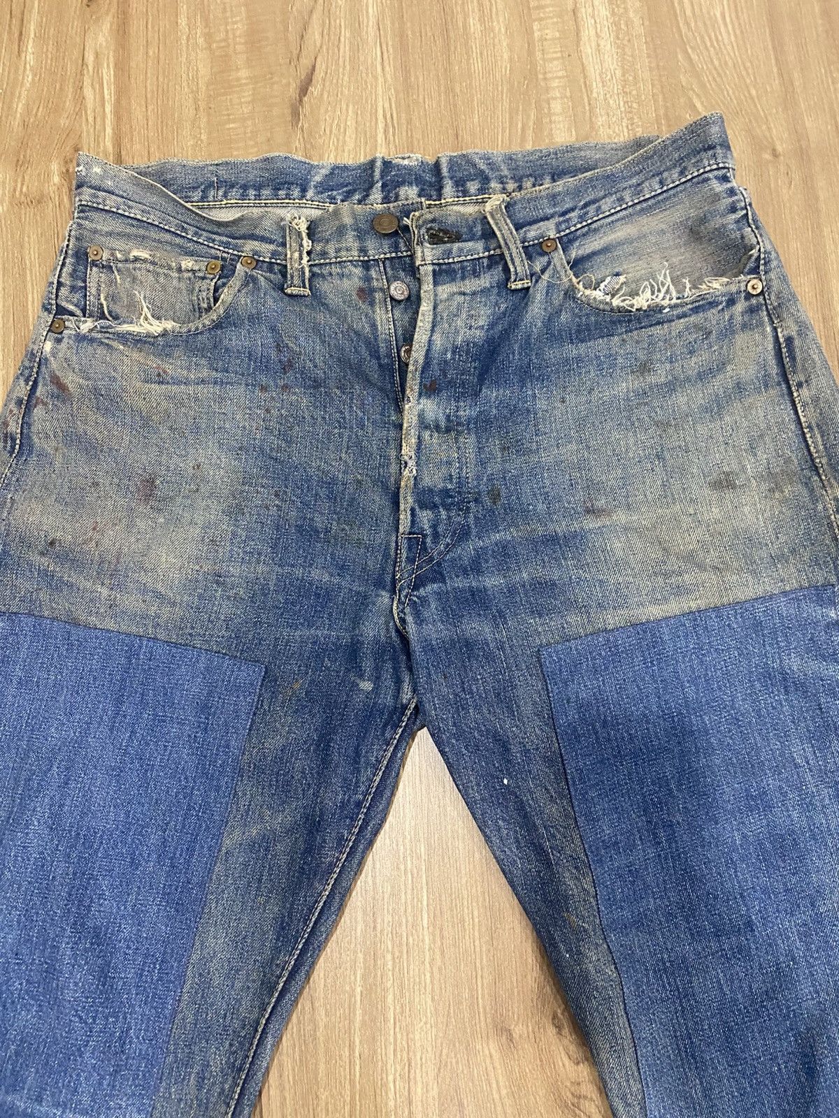 Levi's True Vintage rare Levis 1947 one sided red tab jeans big E Size US 36 / EU 52 - 2 Thumbnail