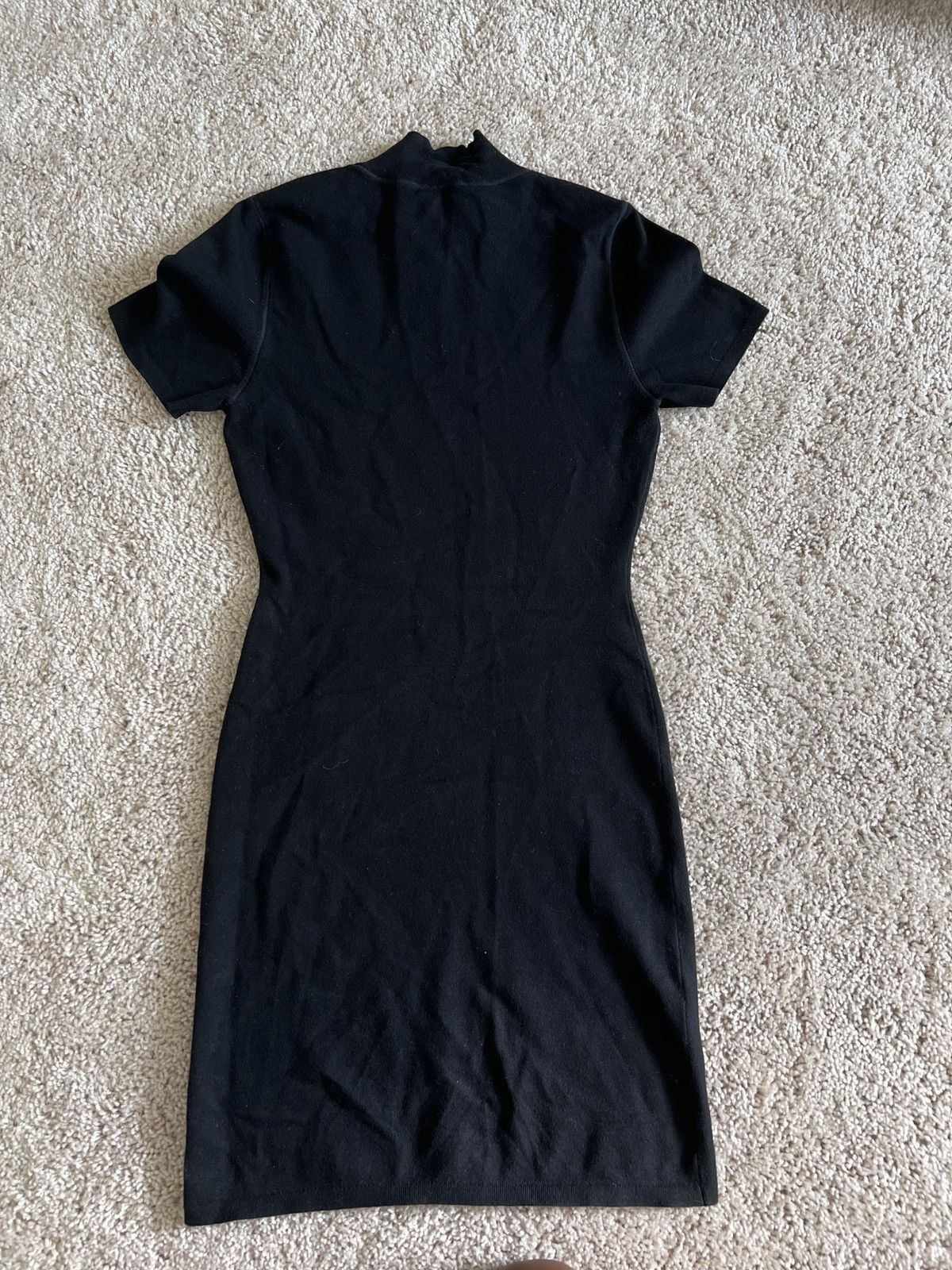 Alexander Wang MOCK NECK TEE DRESS IN BODYCON KNIT Size S / US 4 / IT 40 - 3 Thumbnail