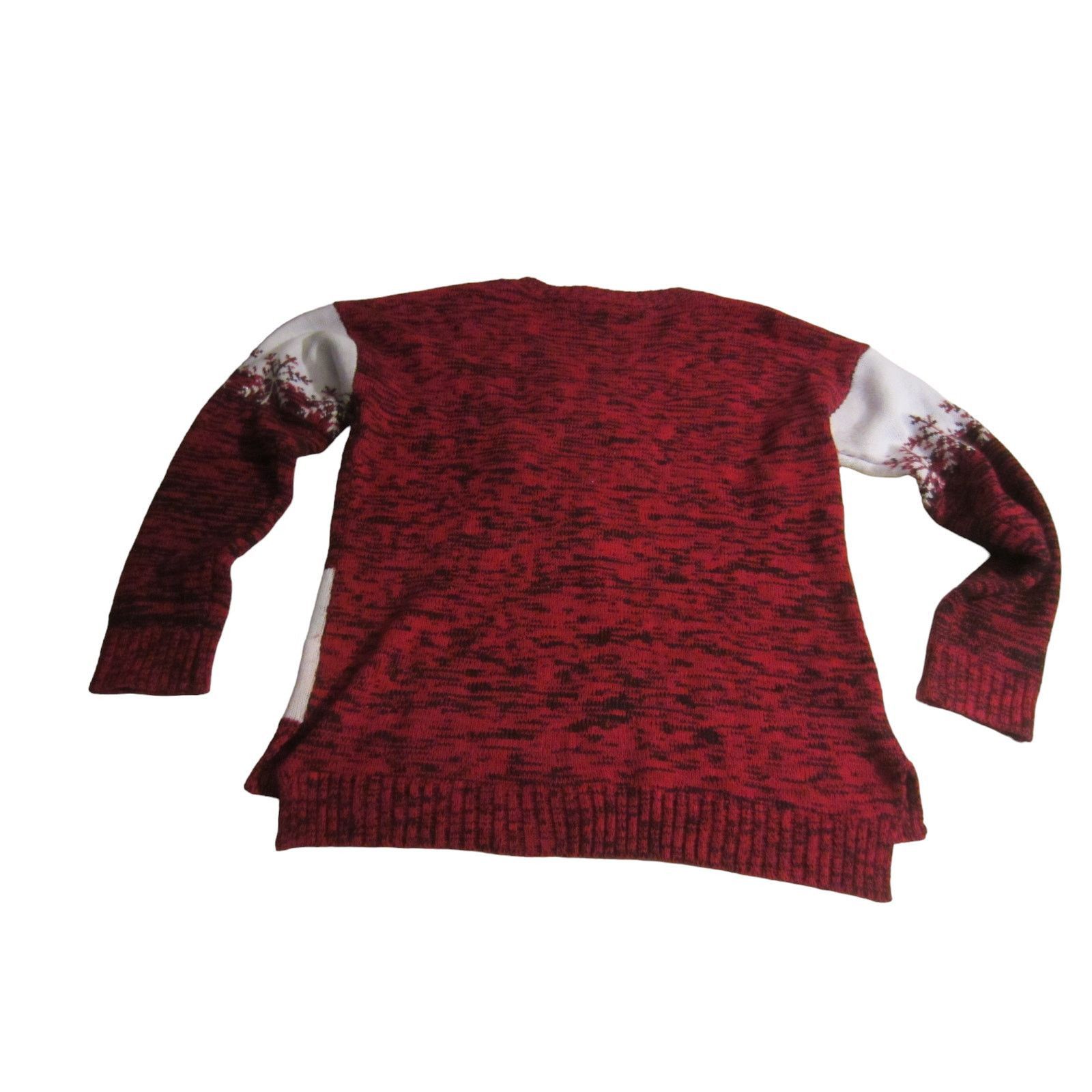 Other Cozy Penguin Christmas Sweater Red White Snowflake Knit M Size M / US 6-8 / IT 42-44 - 6 Thumbnail