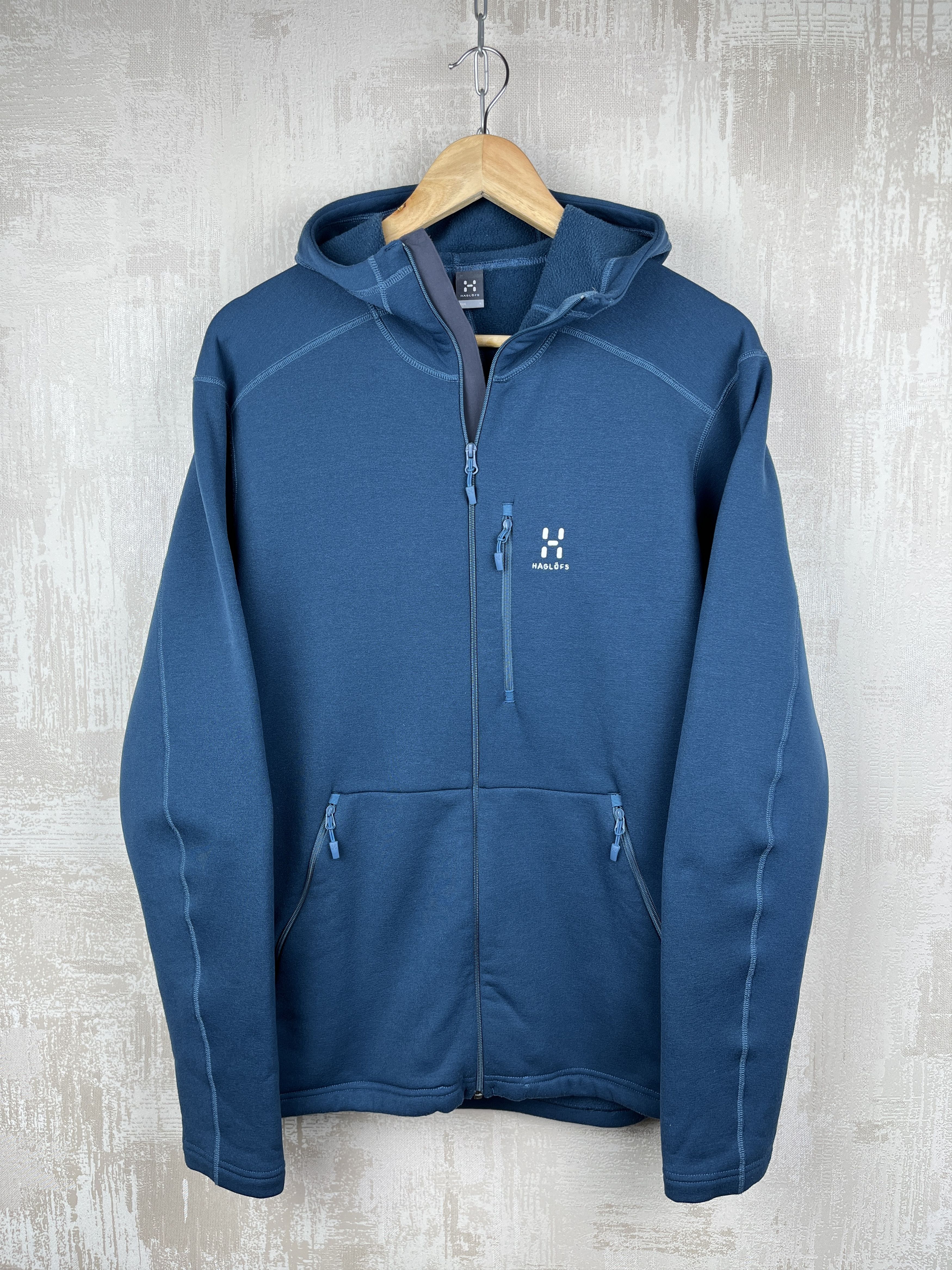 Haglofs Haglofs Bungy Hood Men Polartec Fleece Full Zip Hiking Size US L / EU 52-54 / 3 - 12 Thumbnail