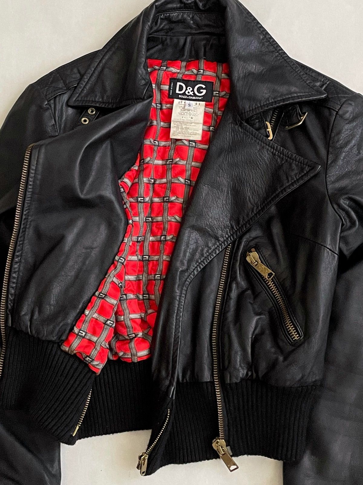 Dolce & Gabbana Dolce Gabbana leather biker jacket Size S / US 4 / IT 40 - 15 Thumbnail