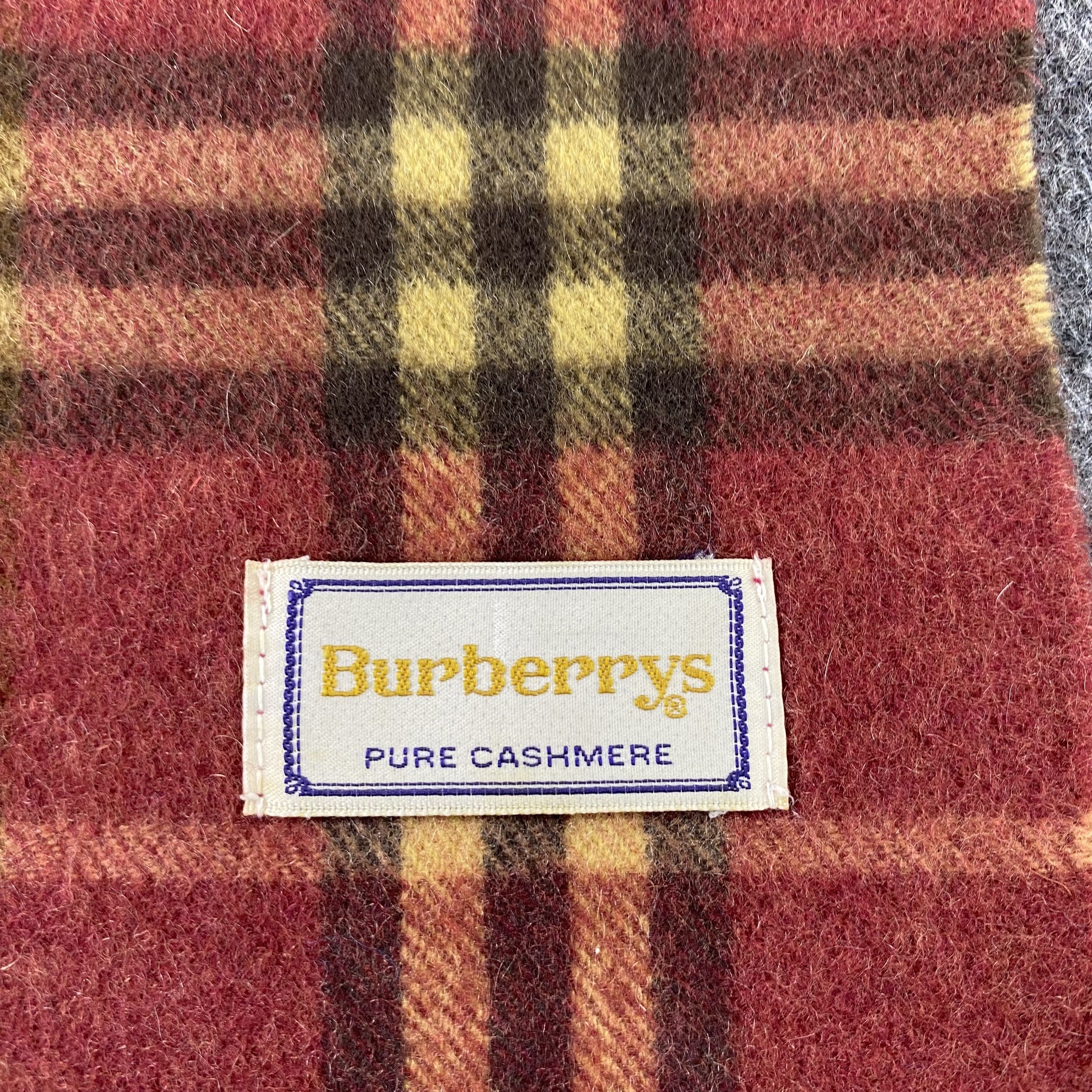 Burberry Burberry Cashmere Muffler / Scarf / Neckwear-T1519 Size ONE SIZE - 5 Thumbnail