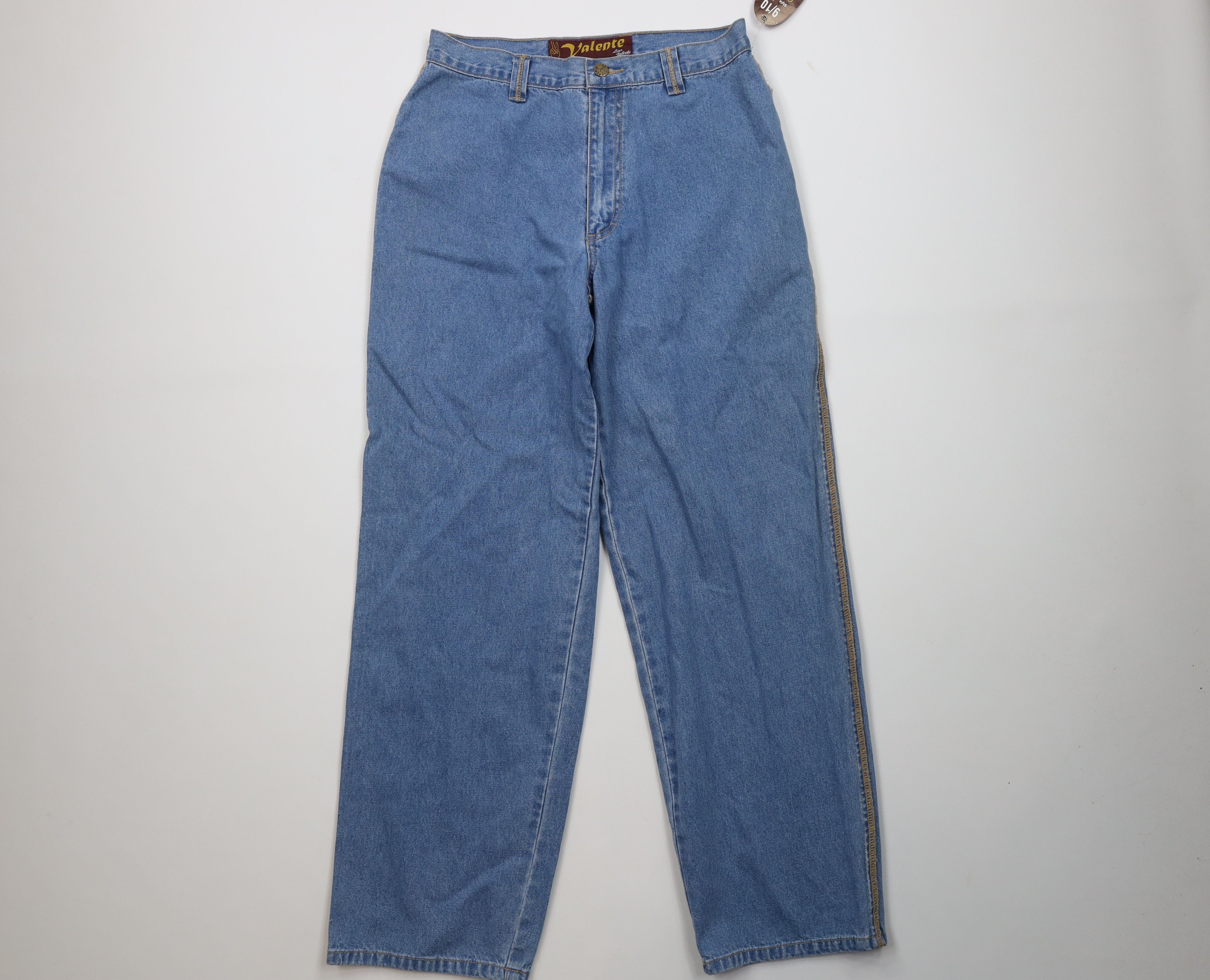 Vintage Deadstock Vintage 80s 90s Streetwear Relaxed Fit Jeans Blue Size 32" / US 10 / IT 46 - 1 Thumbnail