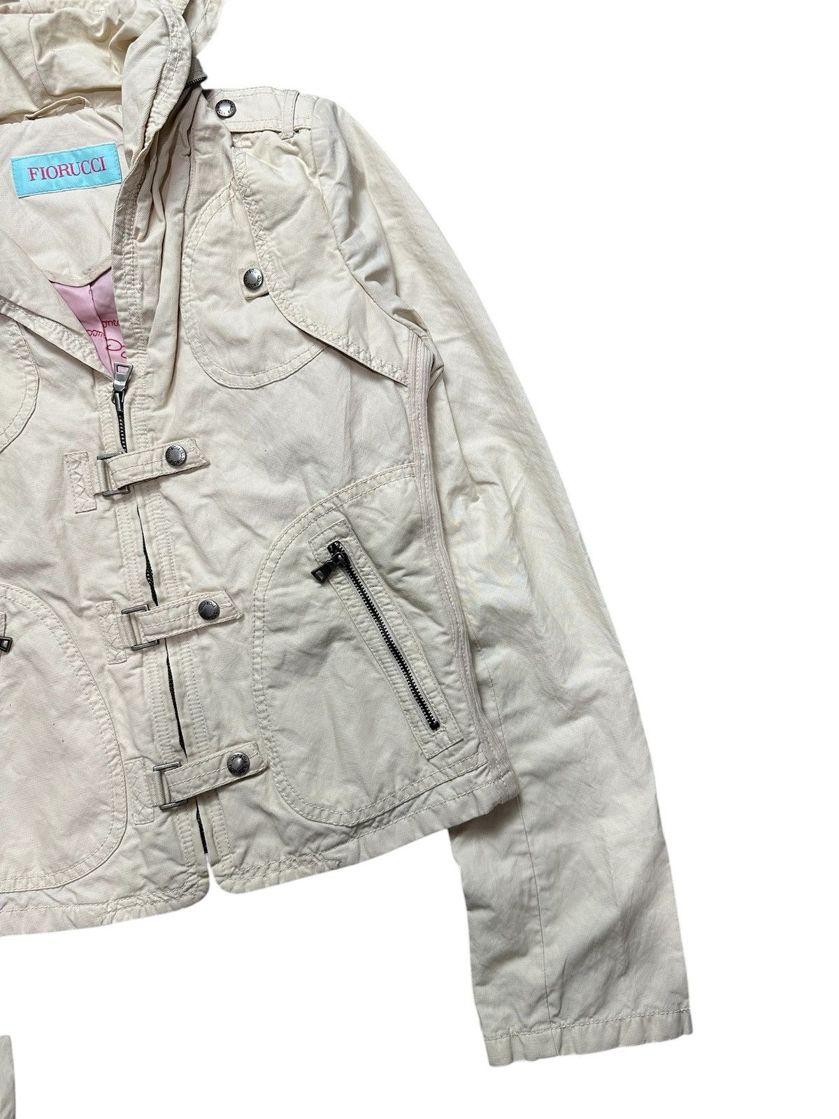 Fiorucci ARCHIVE VINTAGE FIORUCCI BONO JACKET MULTI POCKET GOA STYLE Size S / US 4 / IT 40 - 5 Thumbnail