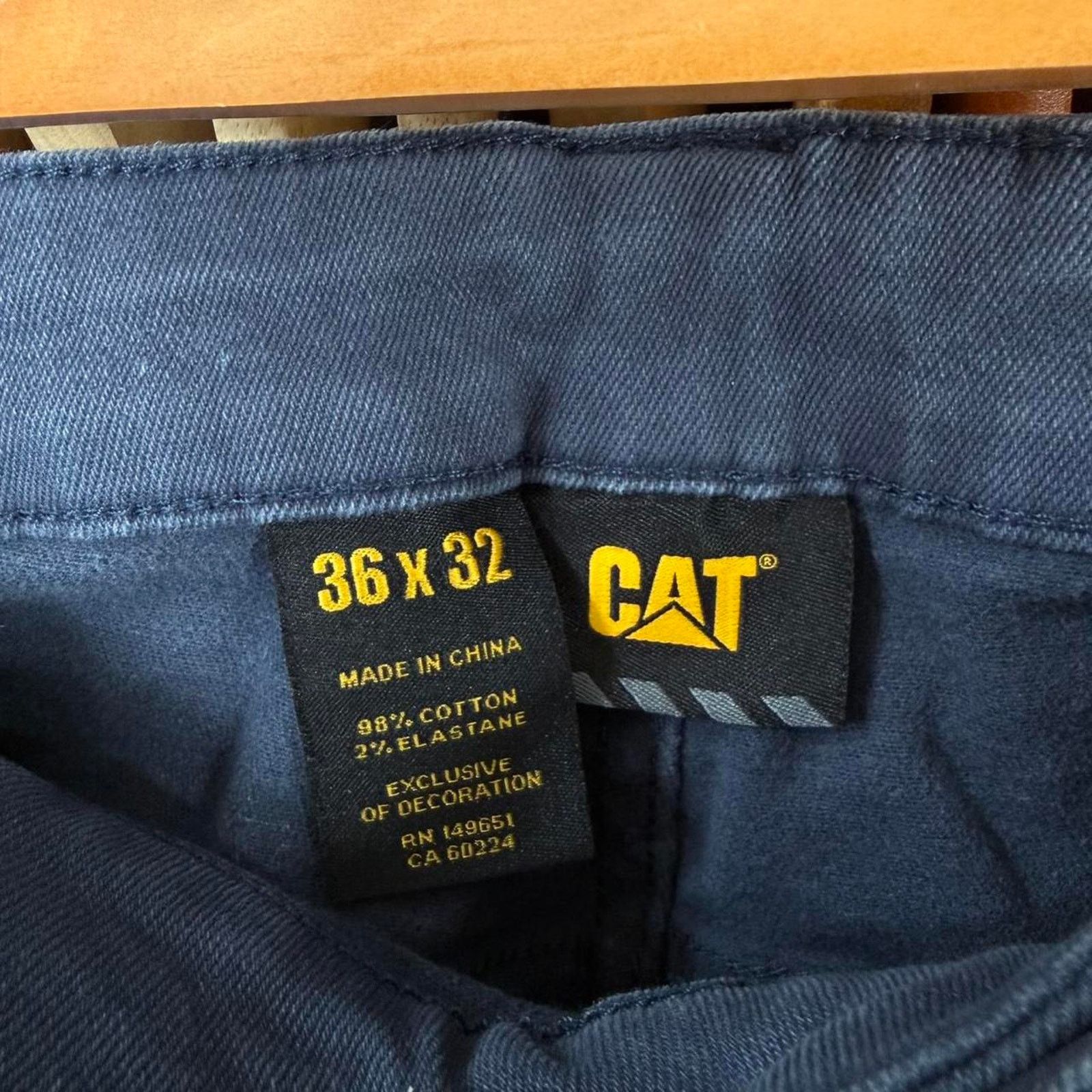 Caterpillar CAT Caterpillar Carhartt Style Double Knee Workwear Pants Size US 35 - 5 Thumbnail