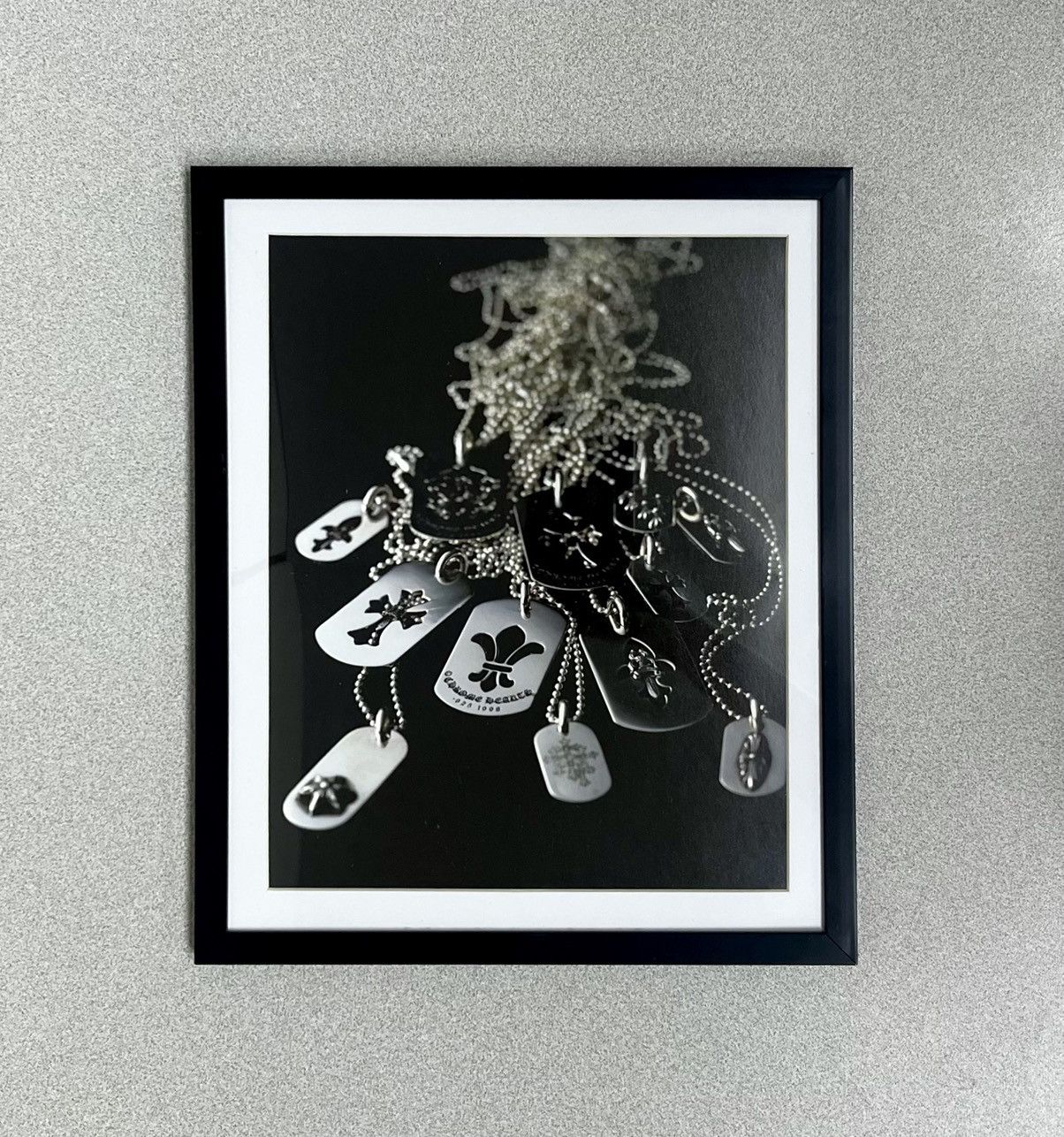 Chrome Hearts × Vintage Chrome Hearts dog tags Framed poster 8x11 magazine cutout Size ONE SIZE - 1 Thumbnail