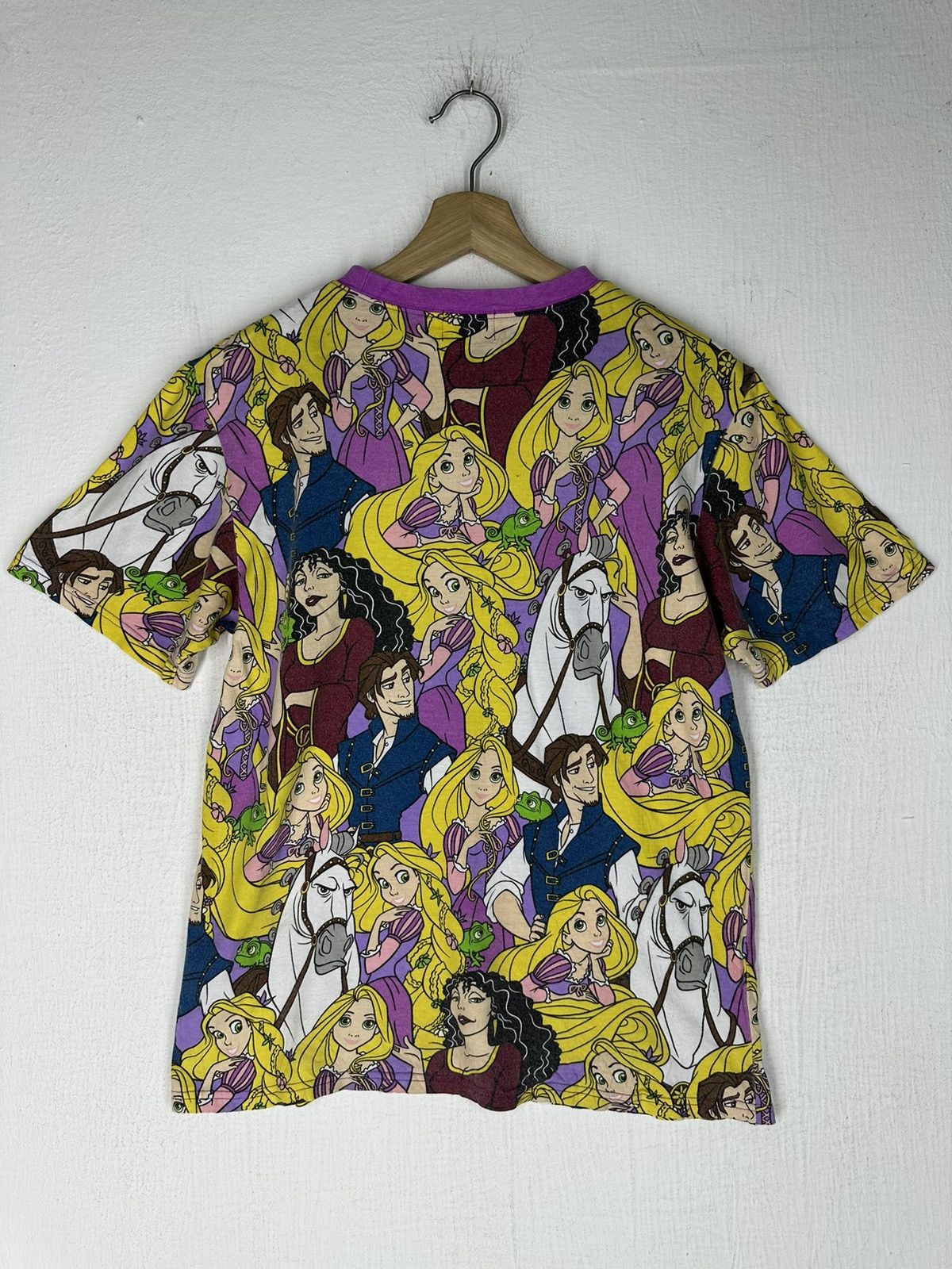 Japanese Brand All Over Print Alladdin Shirt Tee Size US M / EU 48-50 / 2 - 2 Thumbnail
