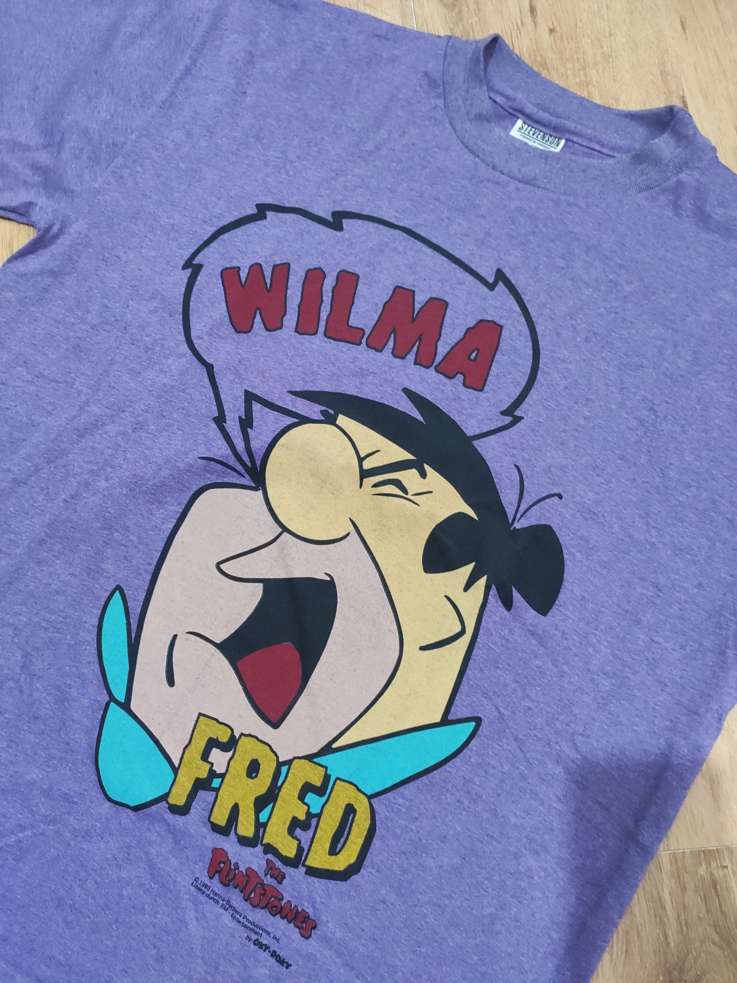 Vintage Vintage 1993 Fred Flintstone Wilma The Flintstones size XL Size US XL / EU 56 / 4 - 5 Thumbnail
