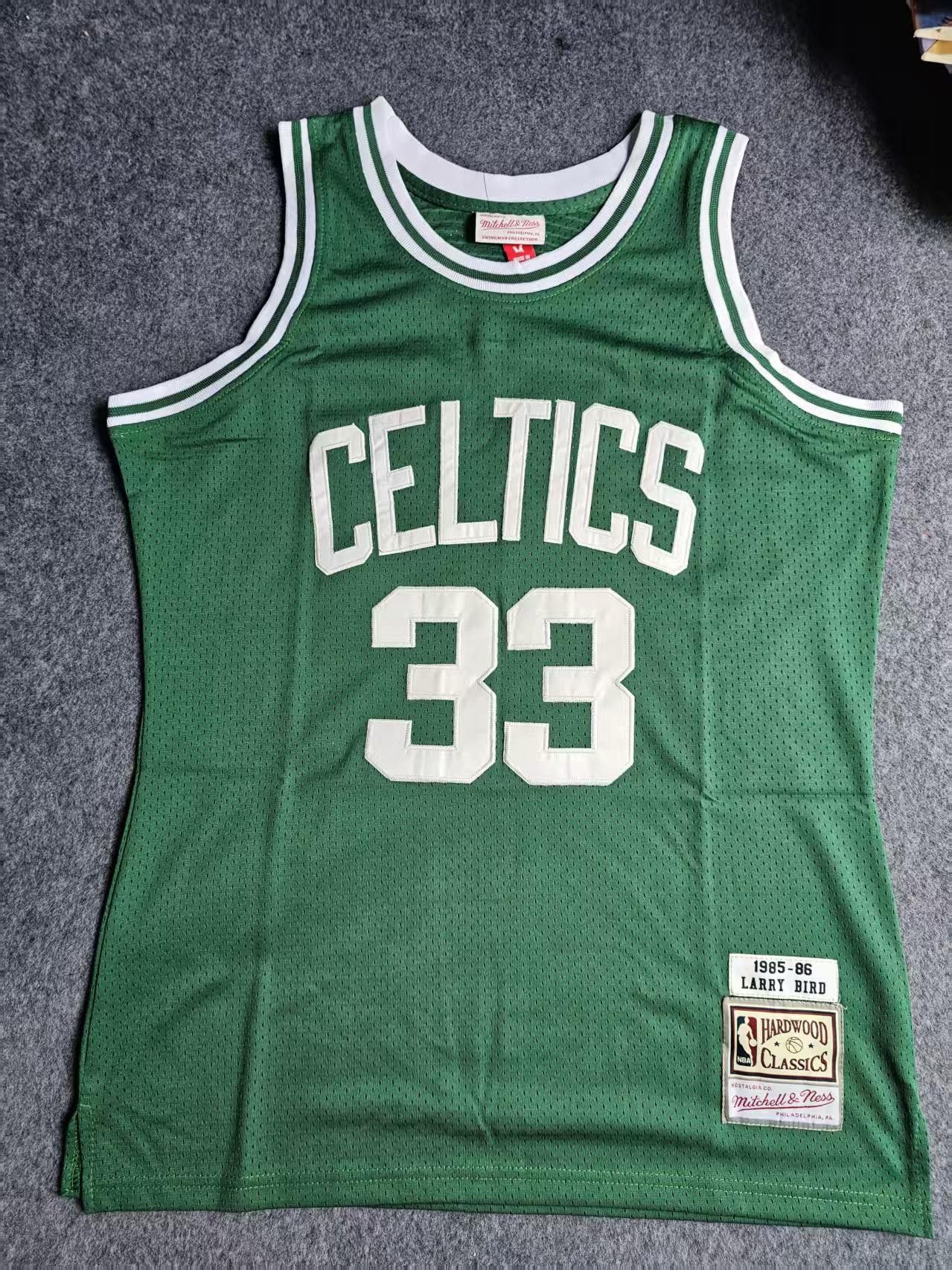 NBA 1985 86 Boston Celtics 33 Larry Bird Jersey Size US M / EU 48-50 / 2 - 1 Thumbnail