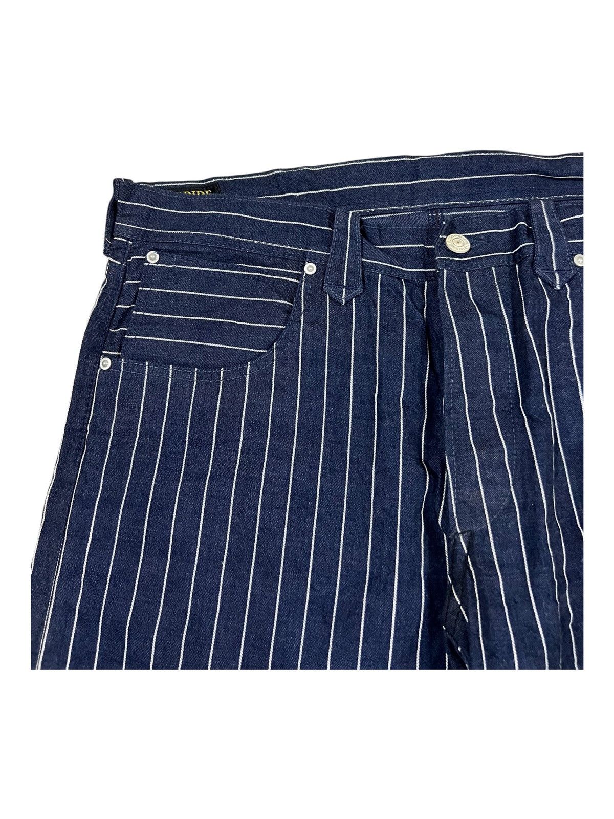 Samurai Jeans RARE Union Made Indigo Wabash Motorcyclist Biker Jean Denim Size US 36 / EU 52 - 6 Thumbnail