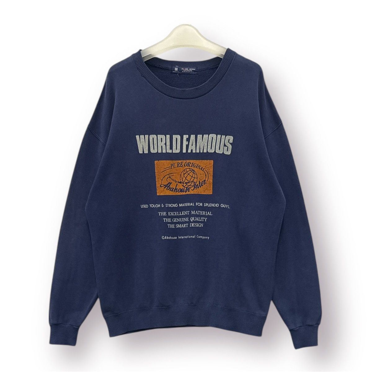 ABAHOUSE 🔥 Abahouse Inter. World Famous Big Logo Sweatshirt Size US S / EU 44-46 / 1 - 1 Thumbnail