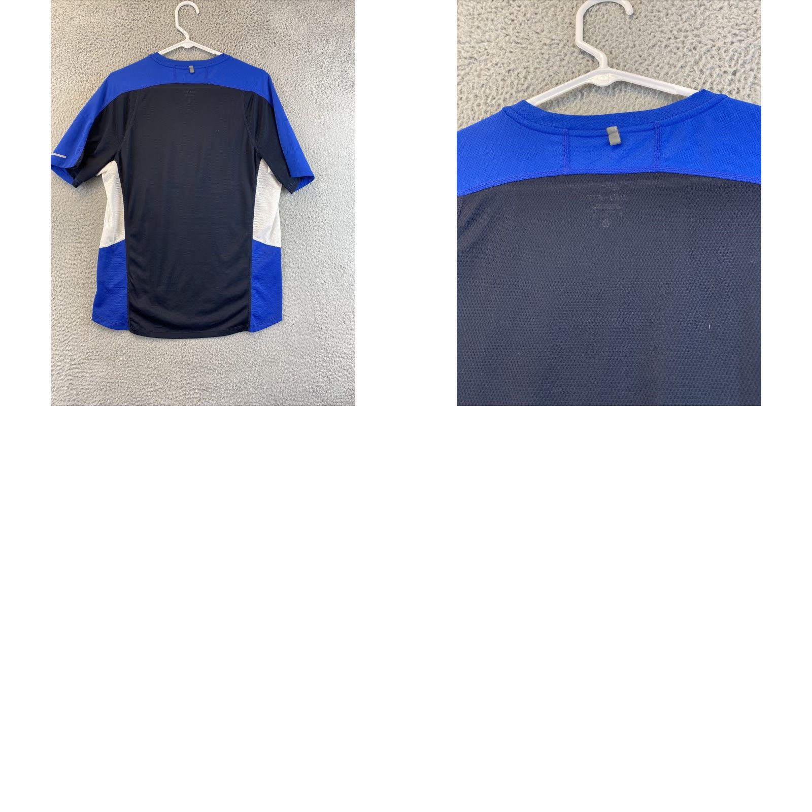 Nike NIKE DRI-FIT Short Sleeve Shirt Men's Medium Blue Black Sports T-Shirt Size US M / EU 48-50 / 2 - 8 Thumbnail