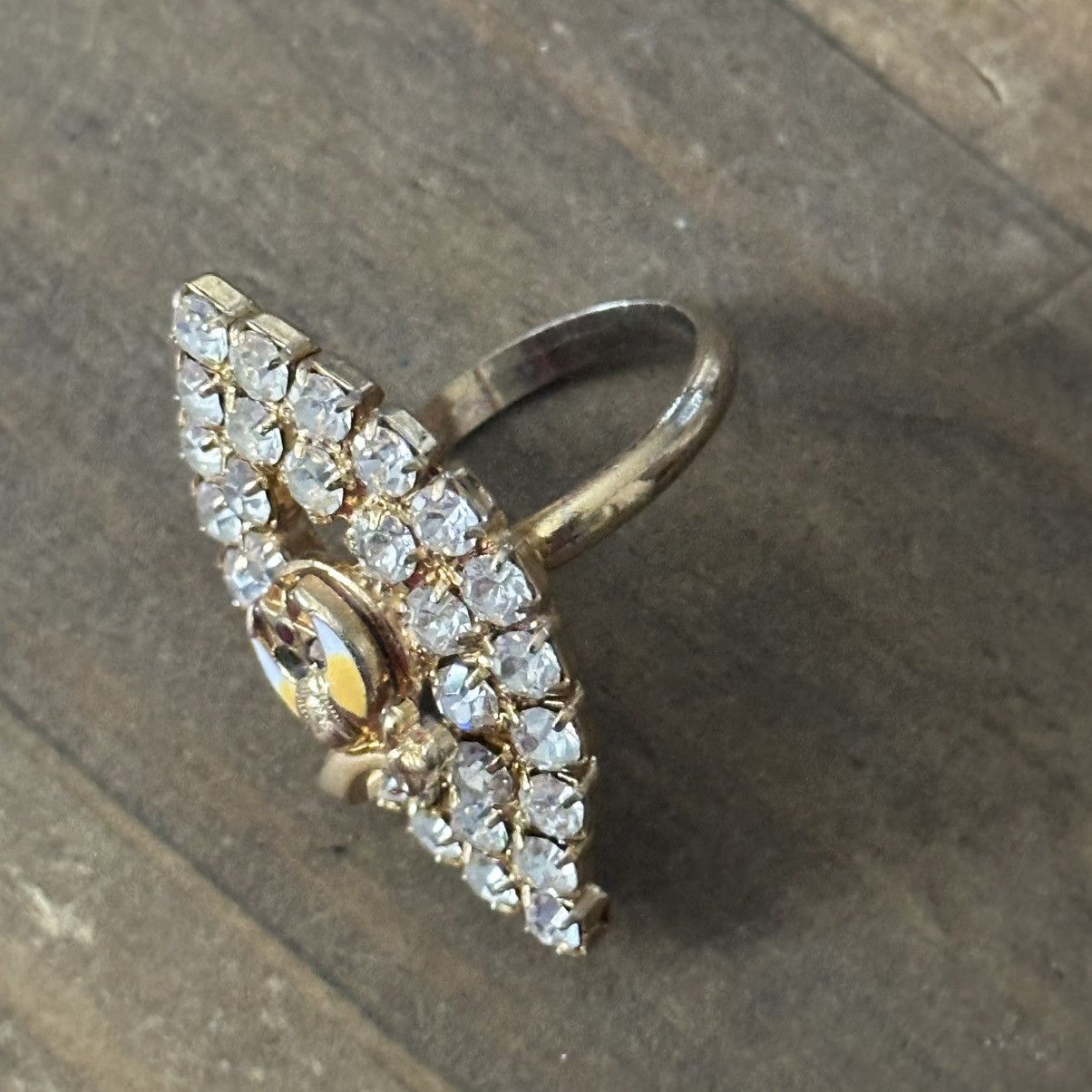 Vintage Vintage rhinestone Masonic Potentate Shriners ring Size ONE SIZE - 5 Thumbnail