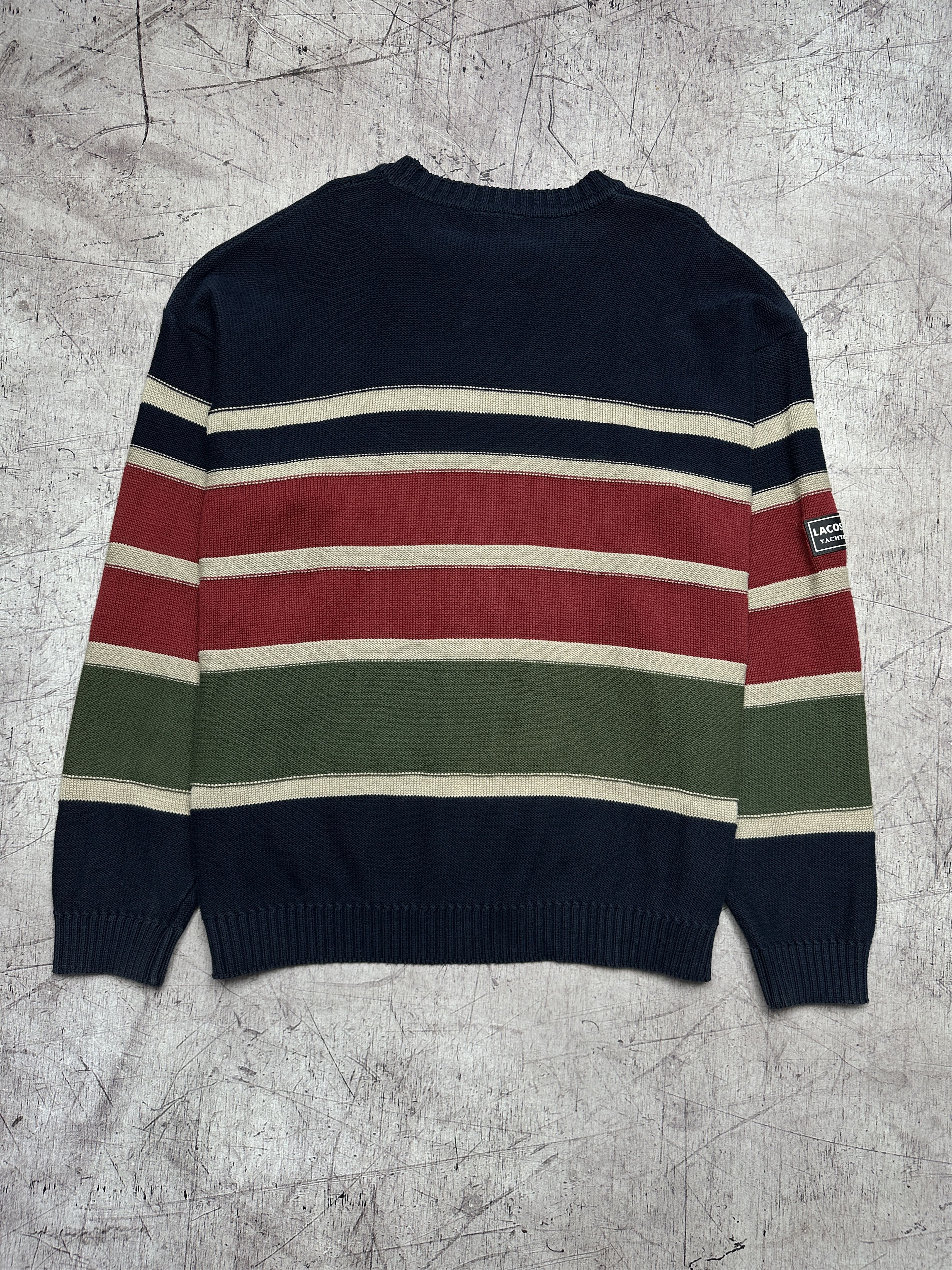 Lacoste Lacoste 90s Vintage Mens Cotton Knit Sweater Size US XXL / EU 58 / 5 - 8 Thumbnail