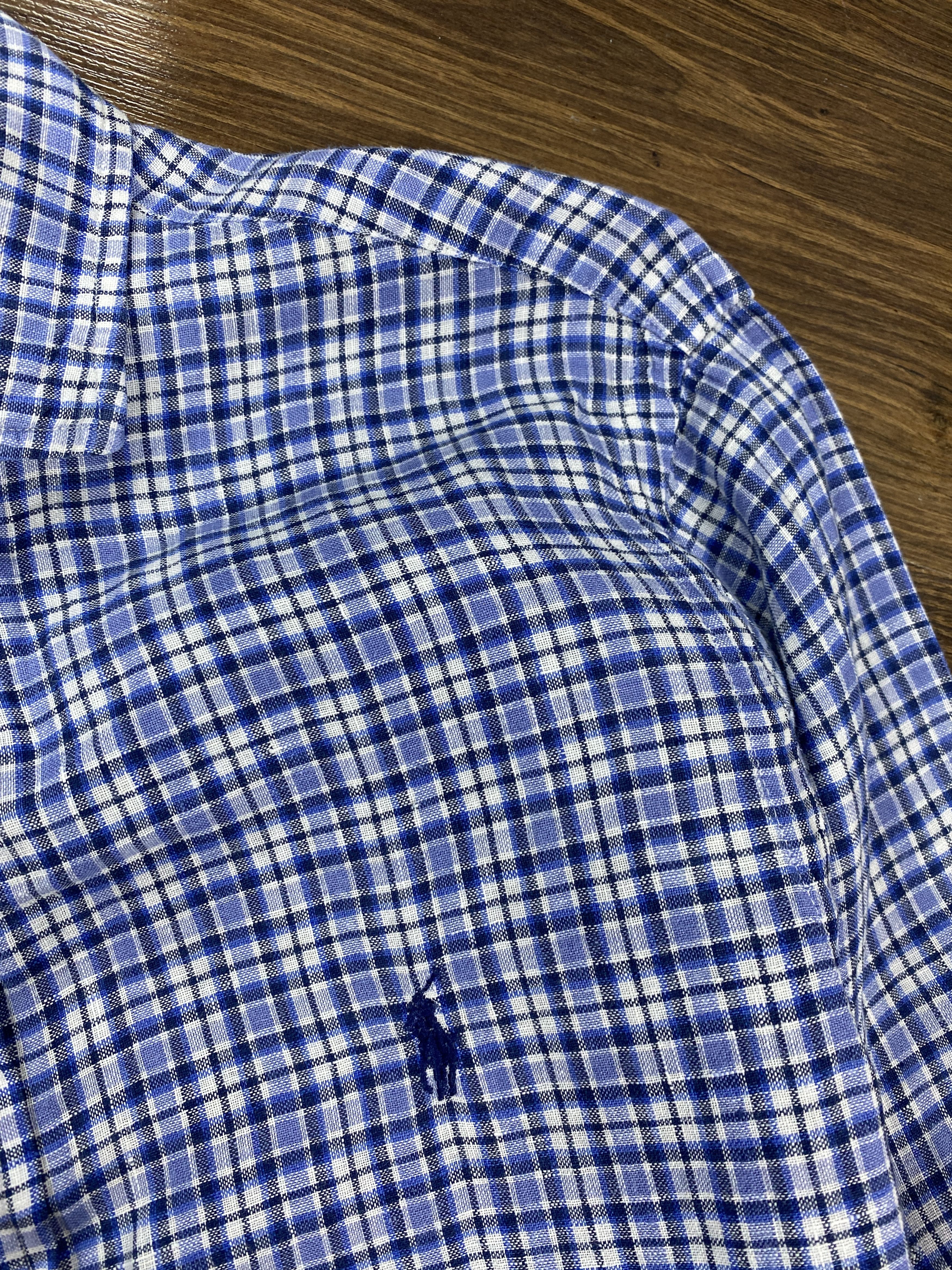 Polo Ralph Lauren Polo Ralph Lauren vintage LINEN plaid long sleeve shirt y2k Size US S / EU 44-46 / 1 - 3 Thumbnail