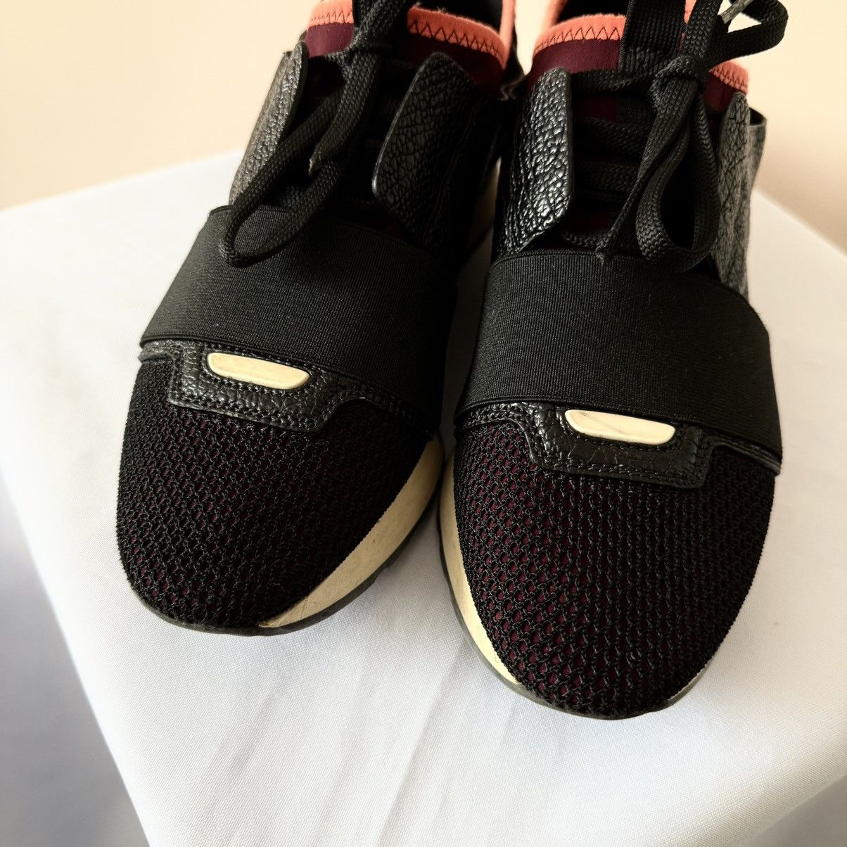 Balenciaga Balenciaga Race Runner Mesh Leather Drip Sneakers Shoes Y2K Size US 7 / IT 37 - 3 Thumbnail