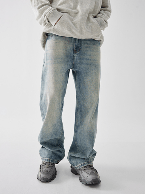 Japanese Brand × Jean Retro trendy washed hip-hop jeans y2k Size US 32 / EU 48 - 2 Thumbnail