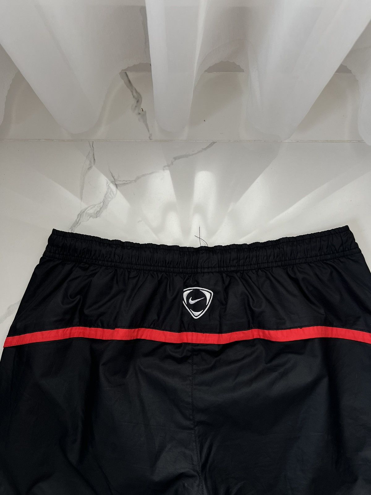 Nike × Vintage 90’s NIKE TEAM RETRO BAGGY TRACK PANTS Y2K BAGGY SWOOSH Size US 32 / EU 48 - 7 Thumbnail
