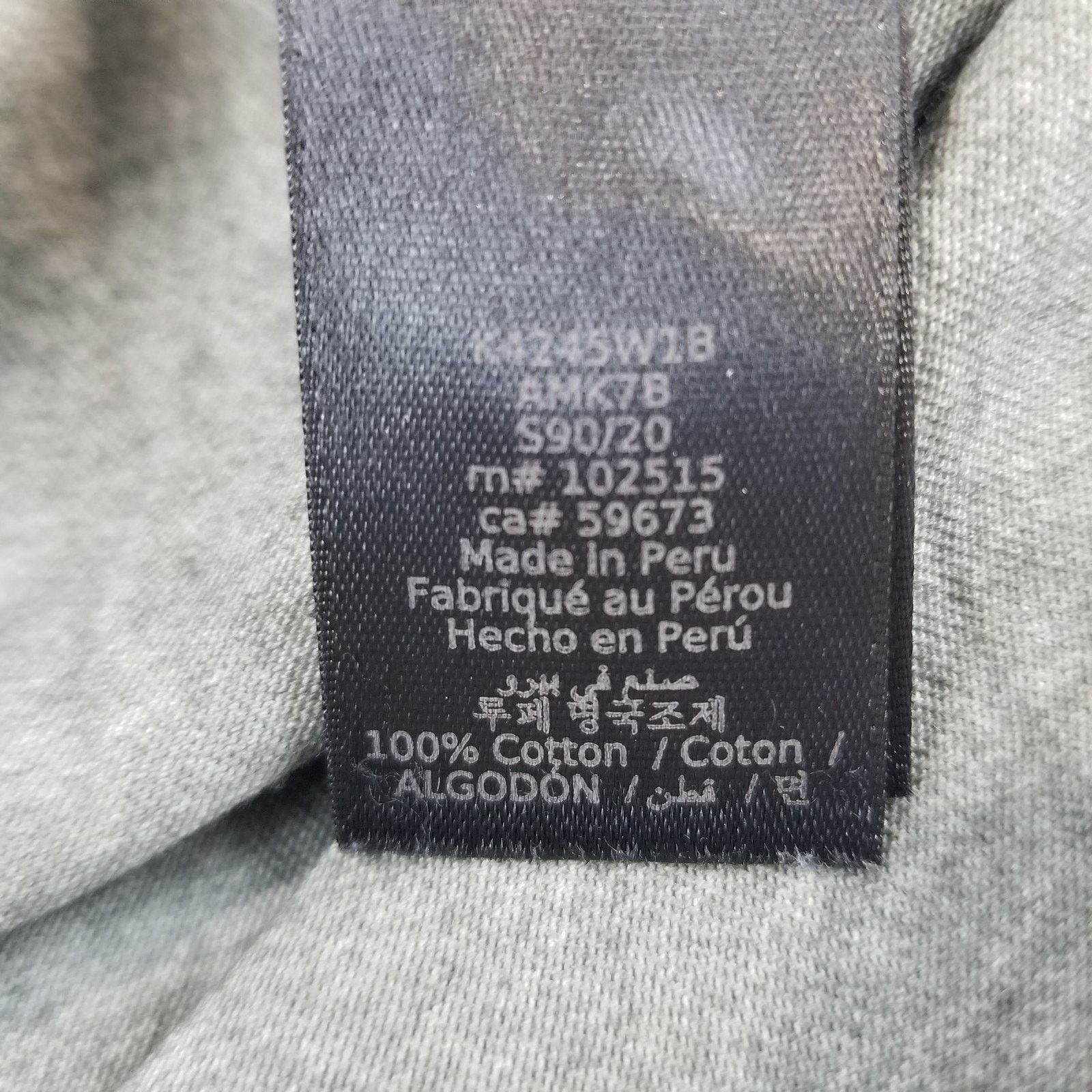 John Varvatos John Varvatos Polo Shirt Mens XL Gray Distressed Button Size US XL / EU 56 / 4 - 5 Thumbnail