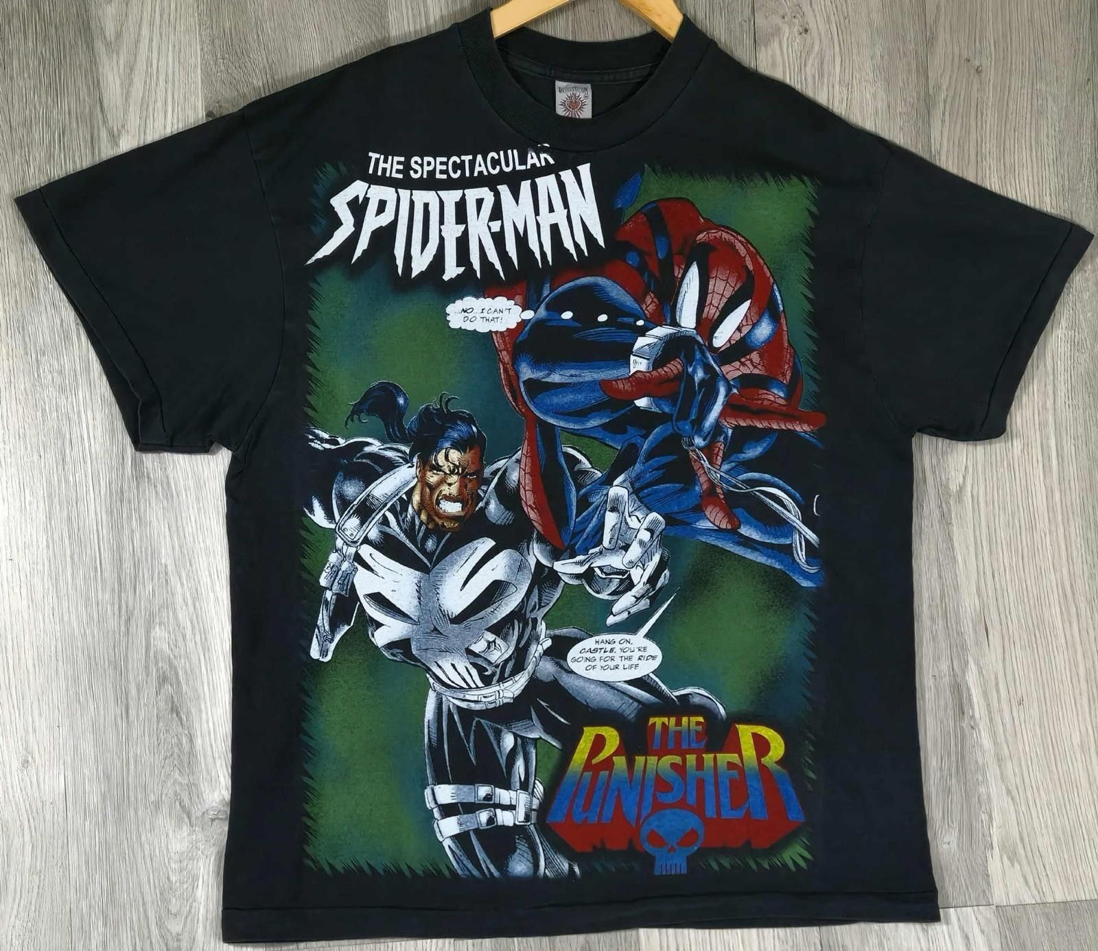 Marvel Comics Spider-Man VS The Punisher Vintage Style Modern Boot AOP XL Size US XL / EU 56 / 4 - 1 Thumbnail