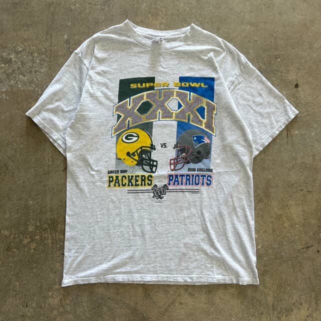 Vintage Vintage NFL Super Bowl 31 Packers Patriots Tee Size US XL / EU 56 / 4 - 1 Thumbnail