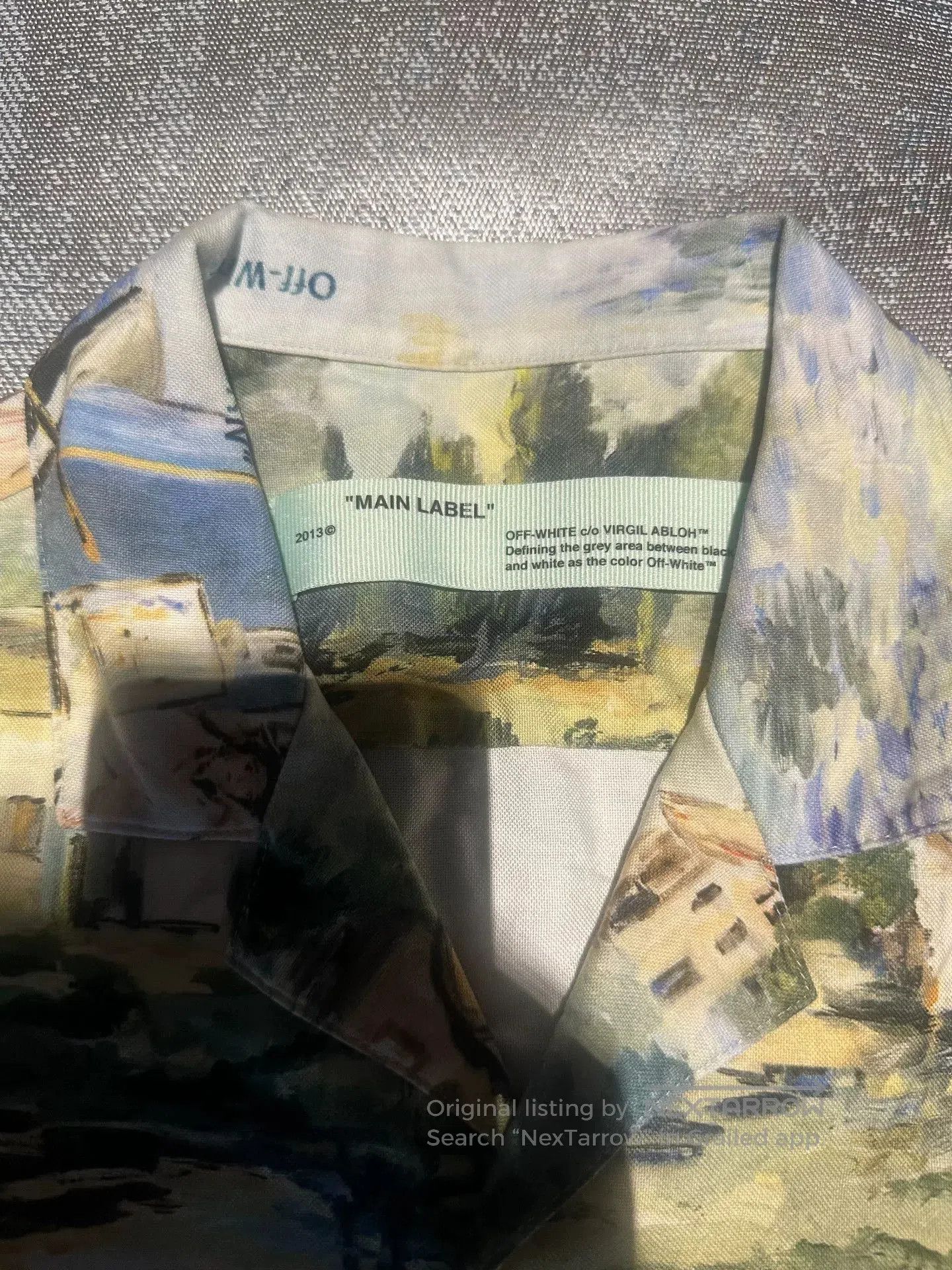 Off-White Off White 19SS Oil Painting Short Sleeve Shirt. Size US S / EU 44-46 / 1 - 3 Thumbnail