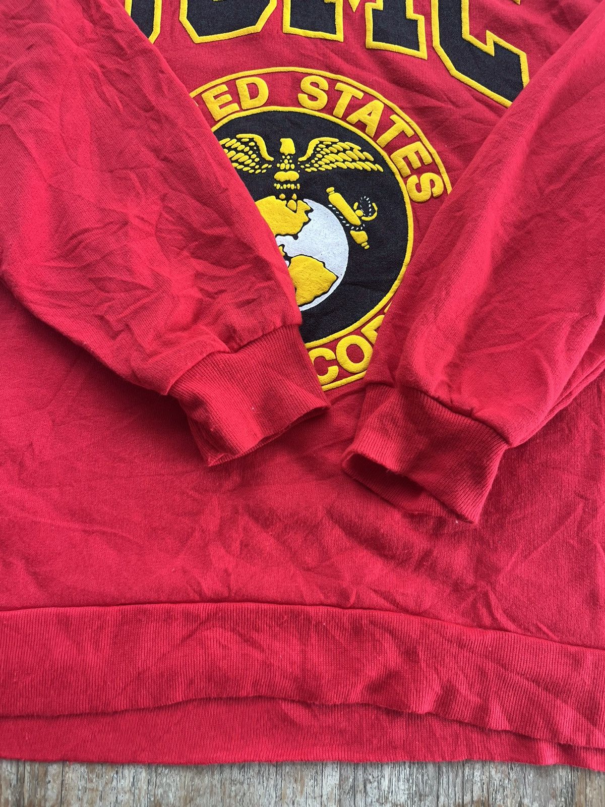 Vintage Vintage USMC United States Marine Corps 90’s Sweater Shirt Size US L / EU 52-54 / 3 - 6 Thumbnail