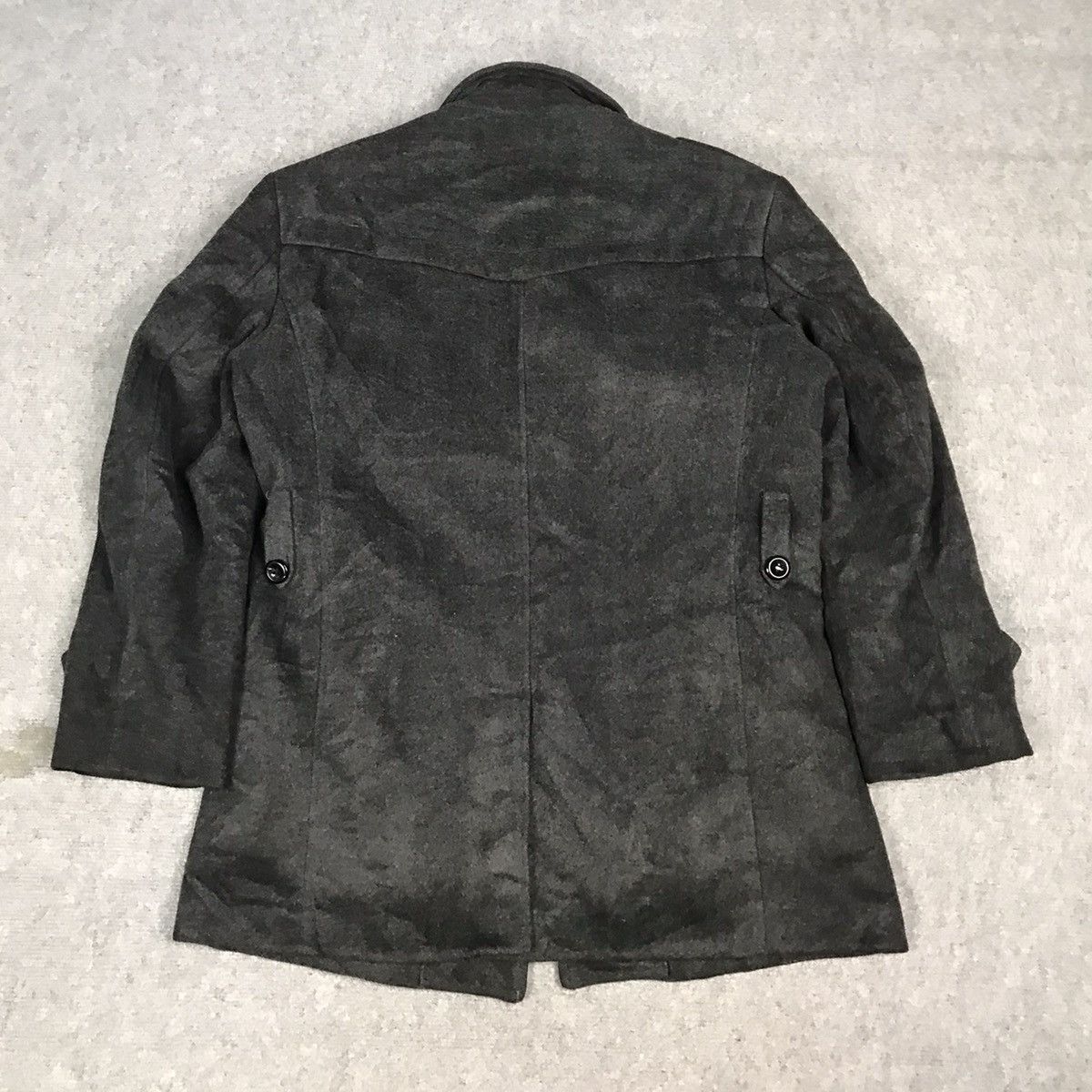 Giorgio Armani × Vintage GIORGIO ARMANI JAPAN COLLECTION BUTTON WOOL JACKET Size US M / EU 48-50 / 2 - 6 Thumbnail