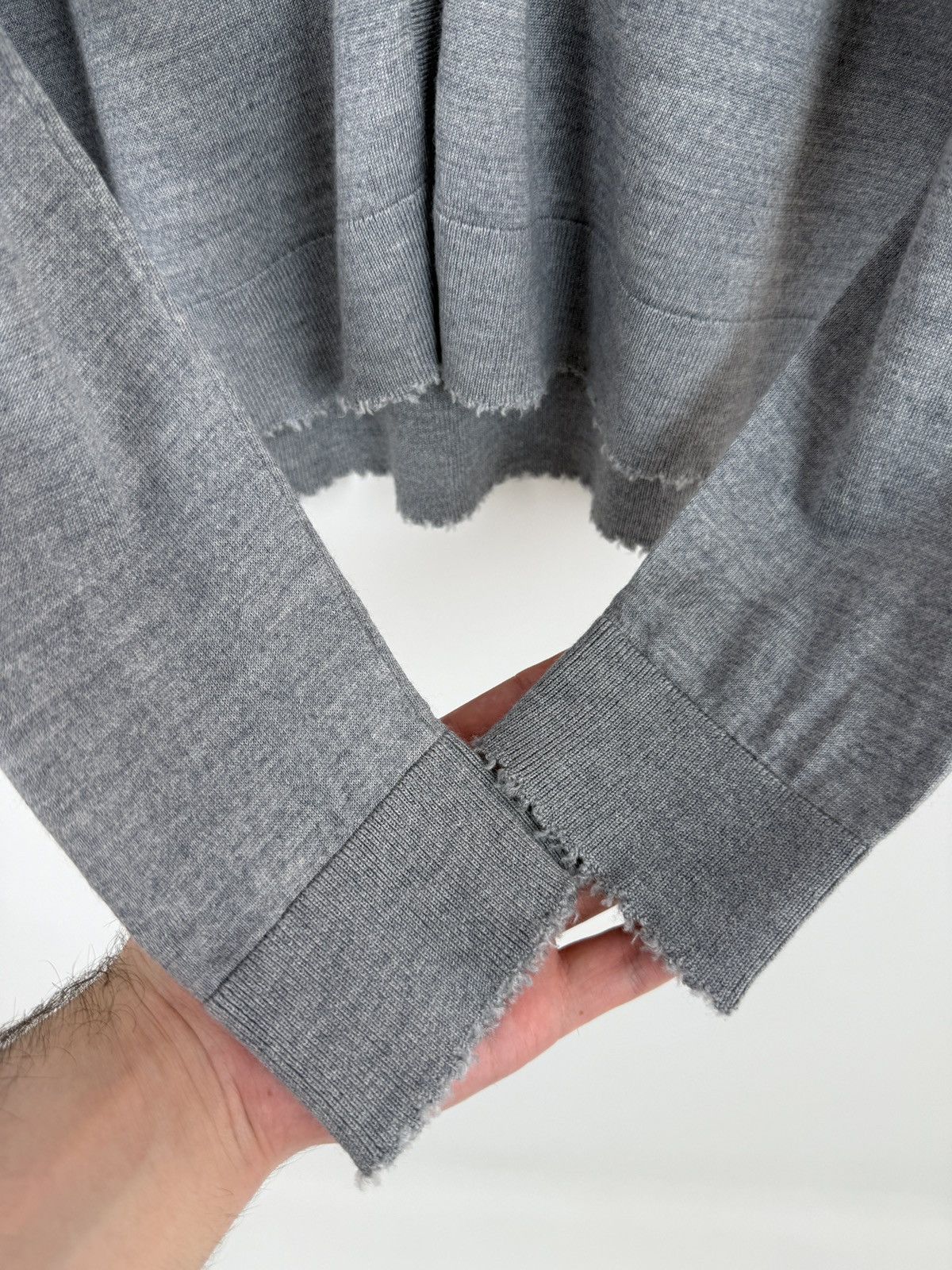 DOROTHEE SCHUMACHER Dorothee Schumacher Grey Wool Relaxed Cardigan L-XL Size XL / US 12-14 / IT 48-50 - 6 Thumbnail