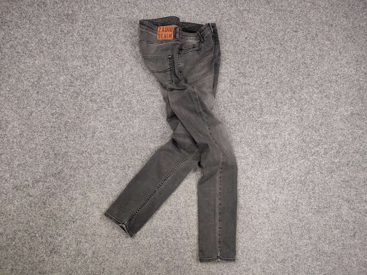 Zadig & Voltaire Zadig & Voltaire Design Slim Gray Denim Jeans Size US 31 - 10 Thumbnail
