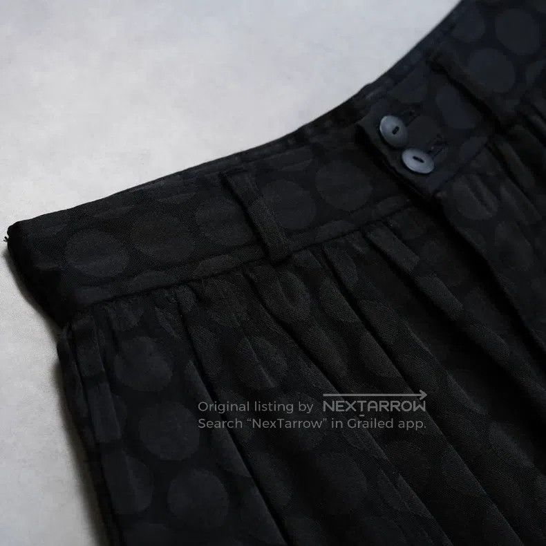 Comme des Garcons Comme Des Garcons size XS Polka Dot Silk Satin Skirt Size 22" - 6 Thumbnail
