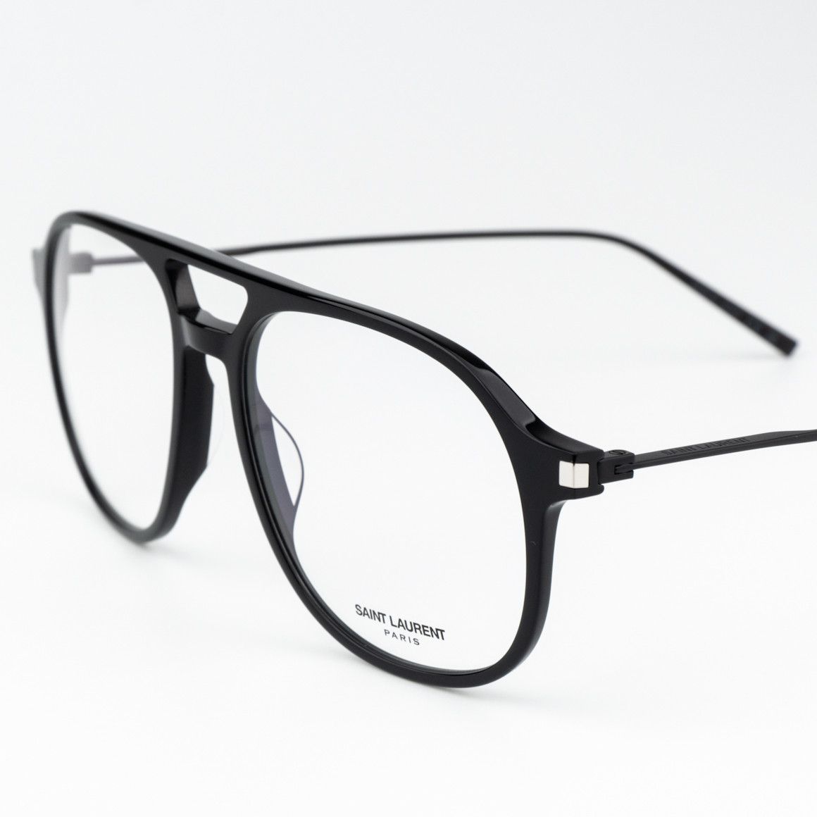 Saint Laurent Paris NEW Saint Laurent SL626 001 Black Aviator Unisex Eyeglasses Size ONE SIZE - 4 Thumbnail