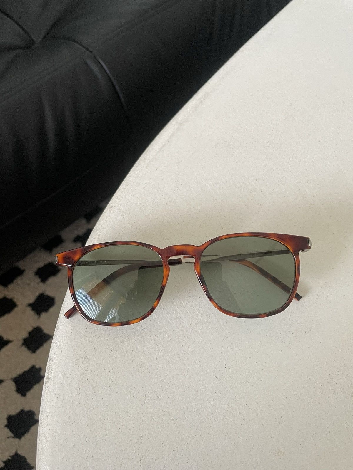 image of Saint Laurent Sl240 004 Sunglasses Designer Luxury Rare Hype in Havana, Men's