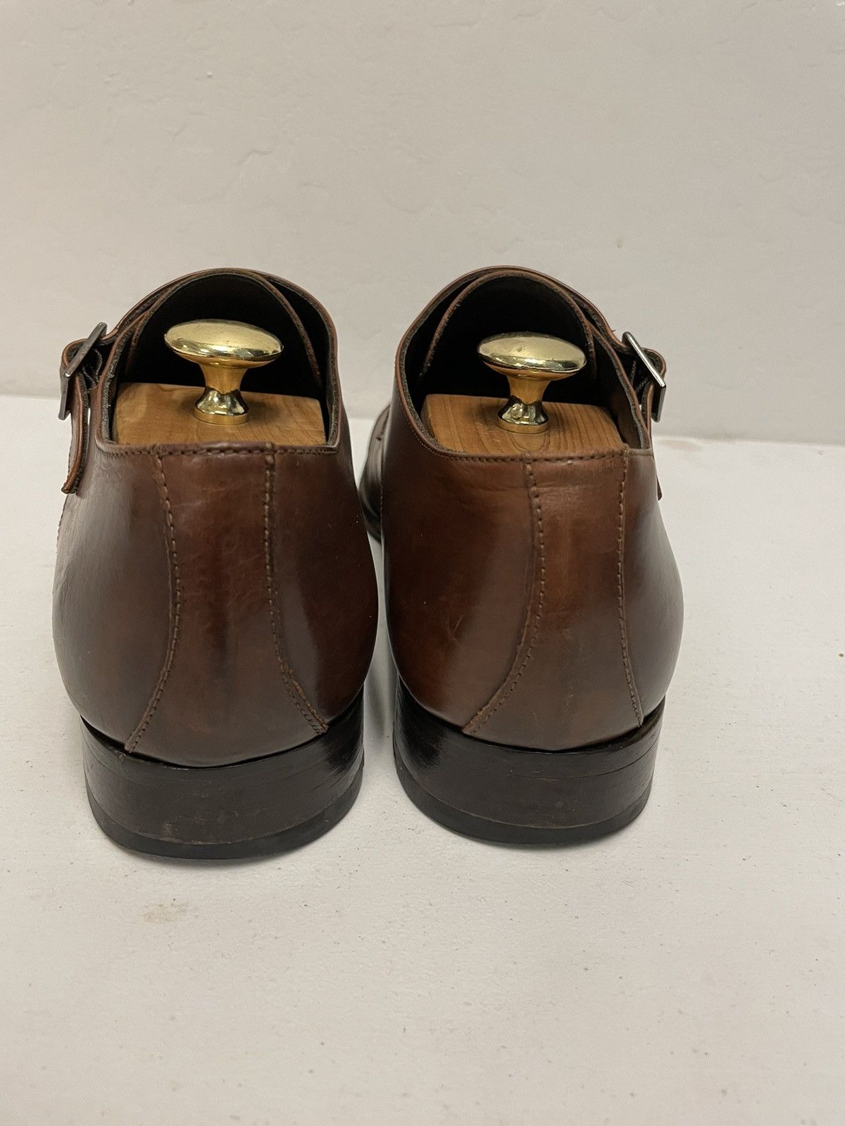 To Boot New York Grant Brown Calf Double Monkstrap Size US 9 / EU 42 - 6 Thumbnail